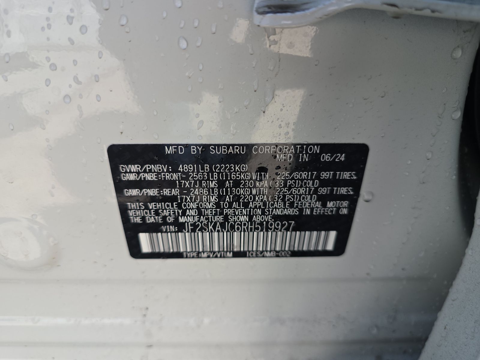 2024 Subaru Forester Wilderness AWD