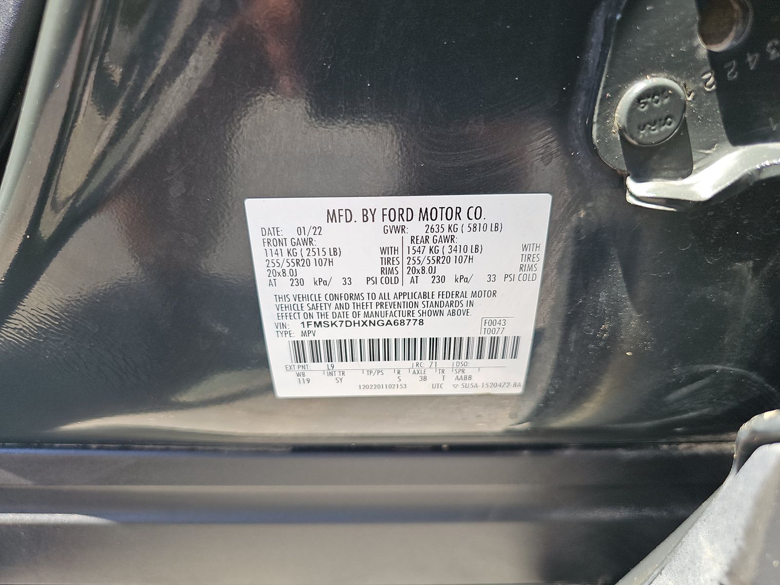 2022 Ford Explorer XLT RWD