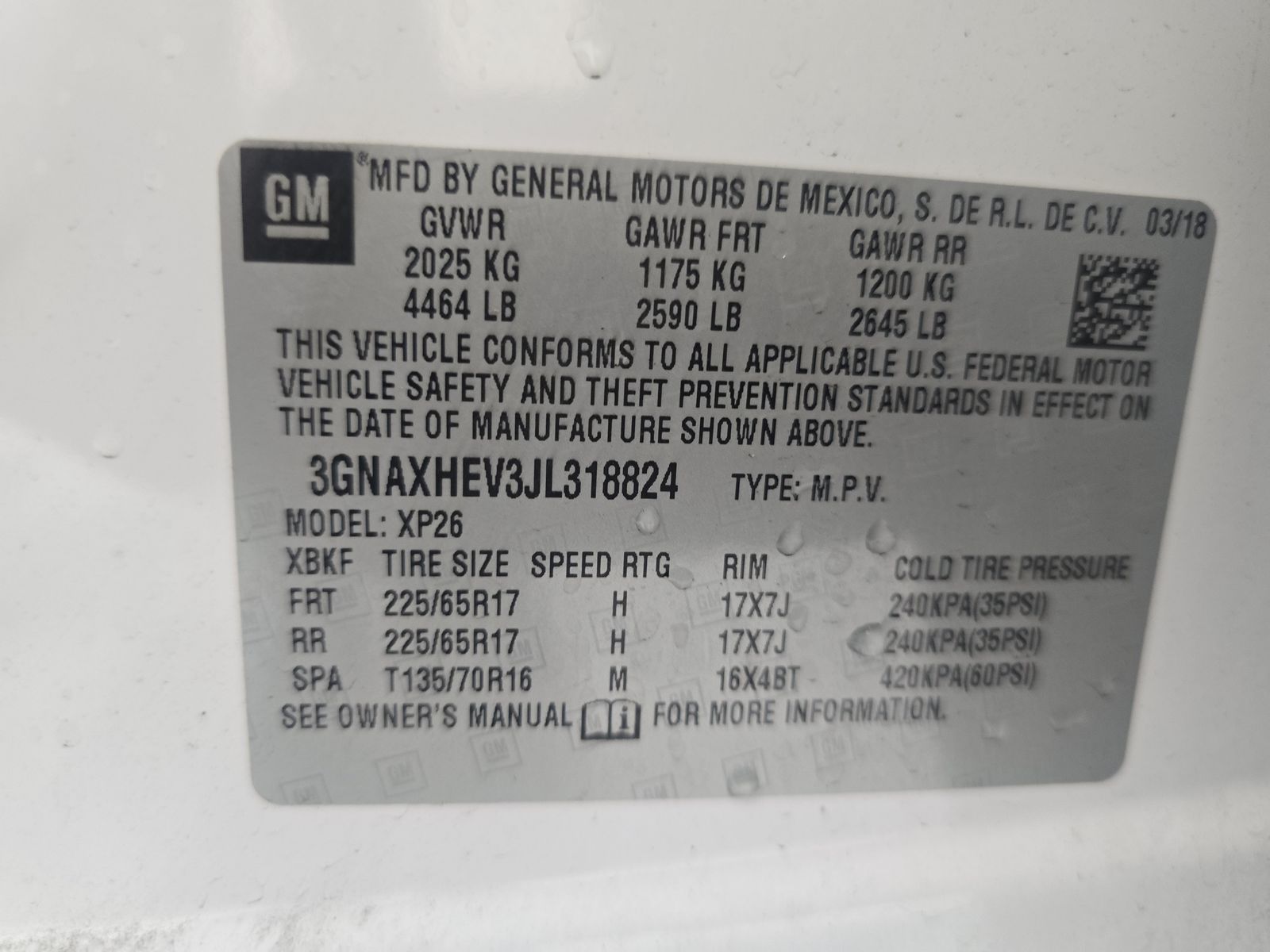 2018 Chevrolet Equinox LS FWD