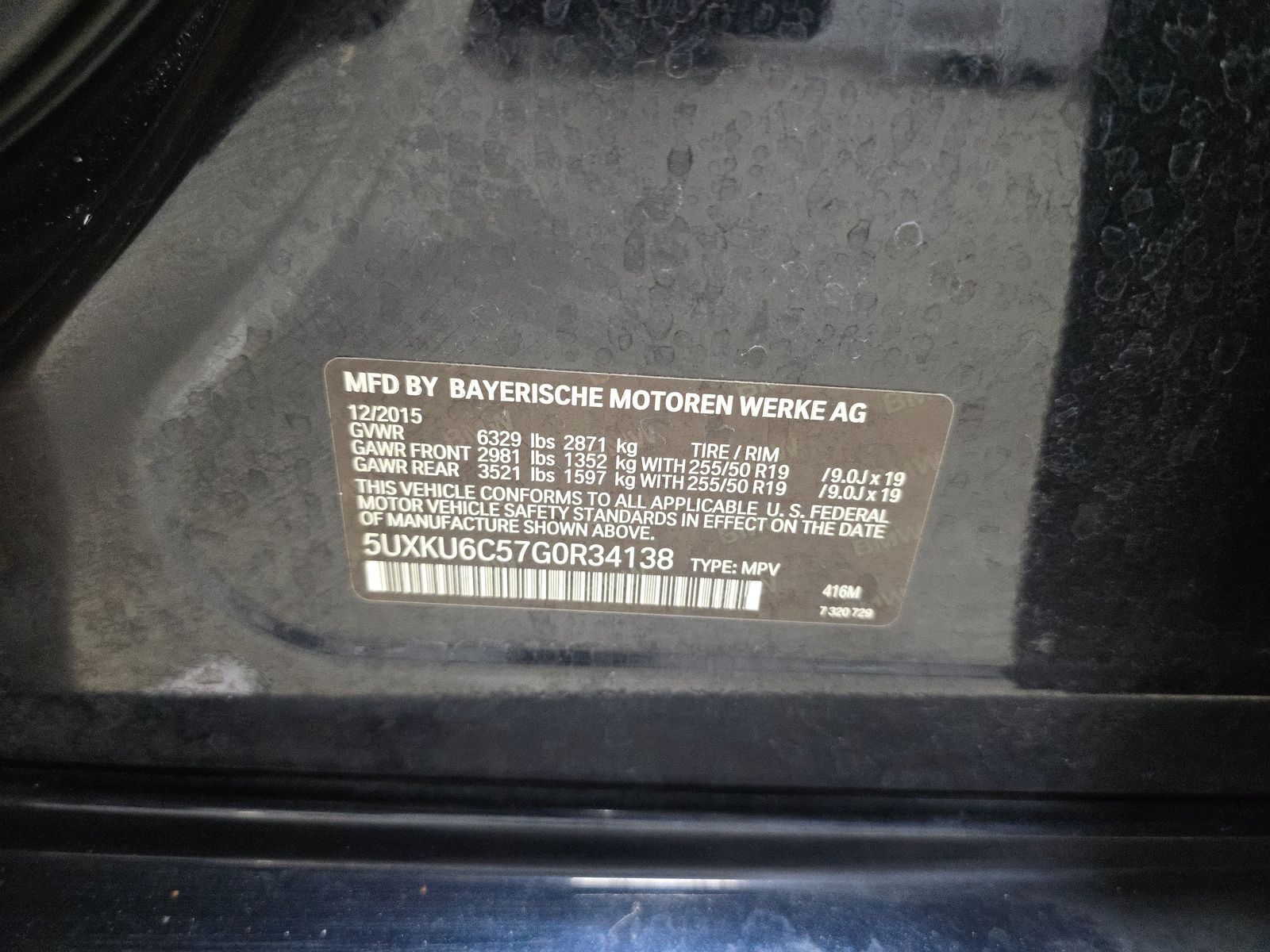 2016 BMW X6 xDrive50i AWD