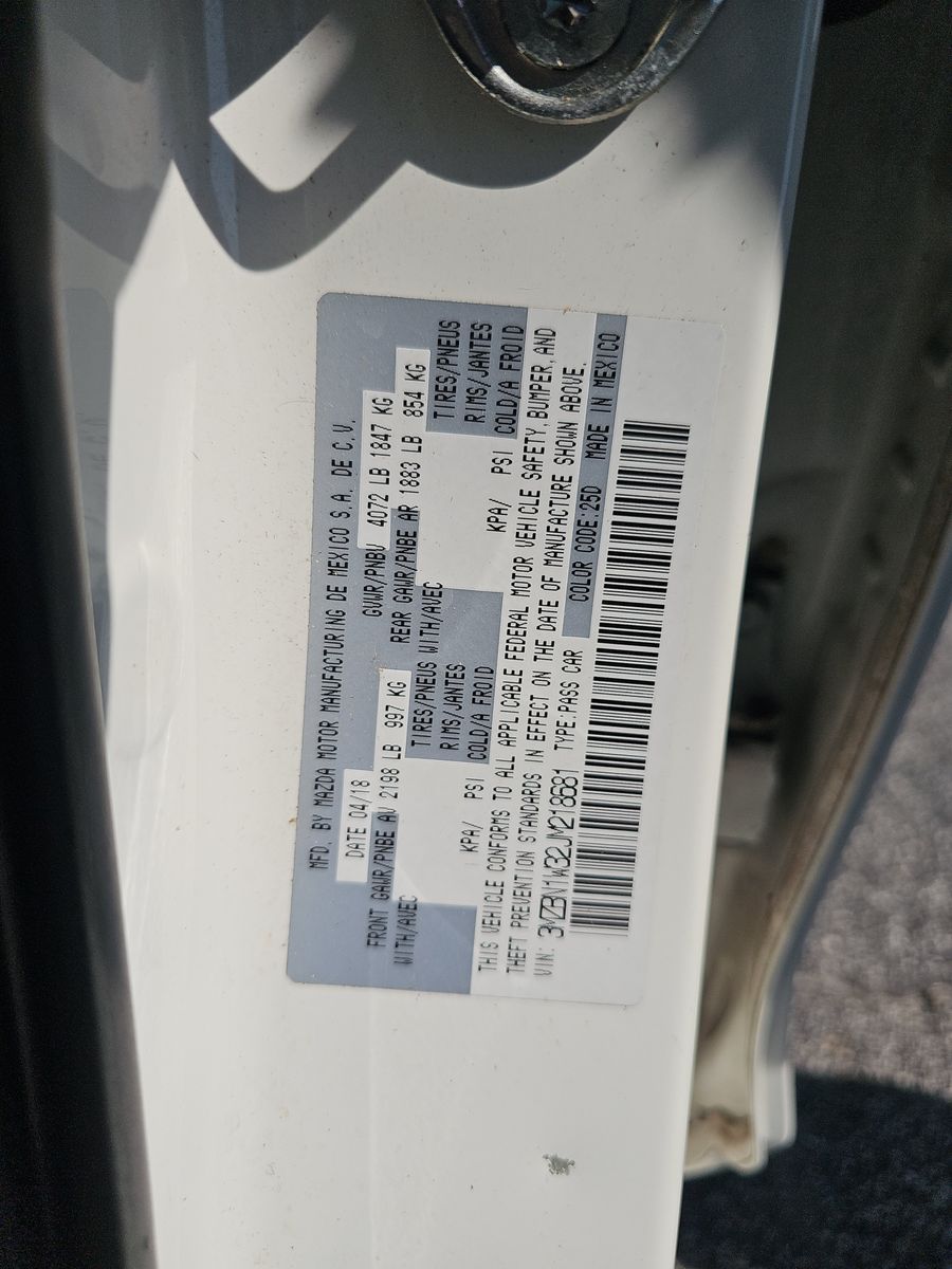 2018 MAZDA MAZDA3 Grand Touring FWD