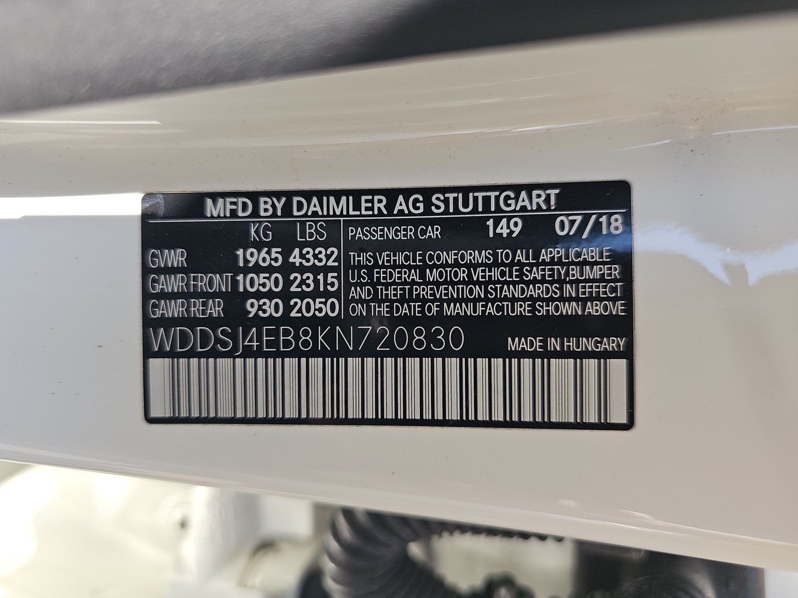 2019 Mercedes-Benz CLA CLA 250 FWD