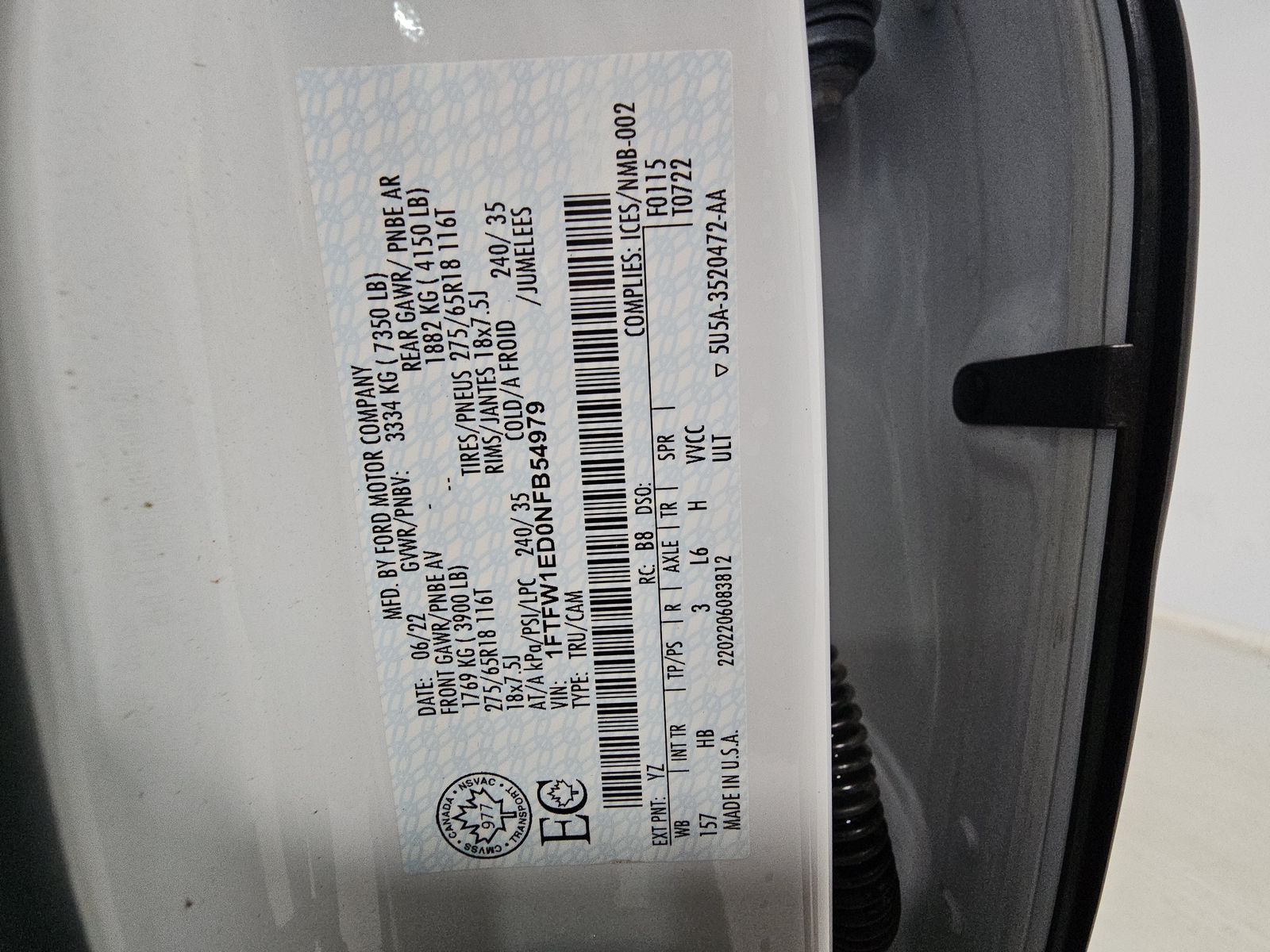2022 Ford F-150 Hybrid Lariat AWD
