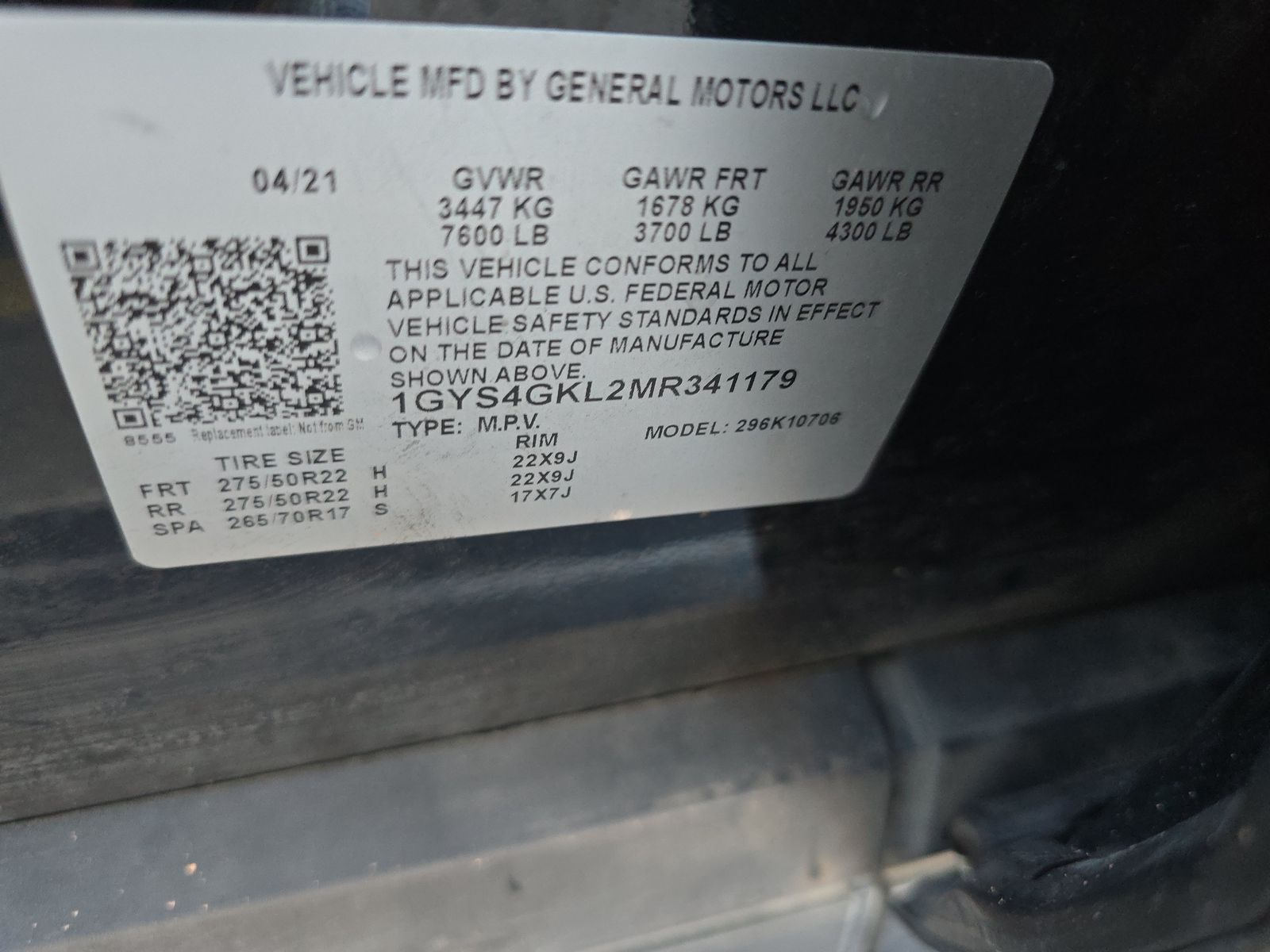 2021 Cadillac Escalade Sport Platinum AWD