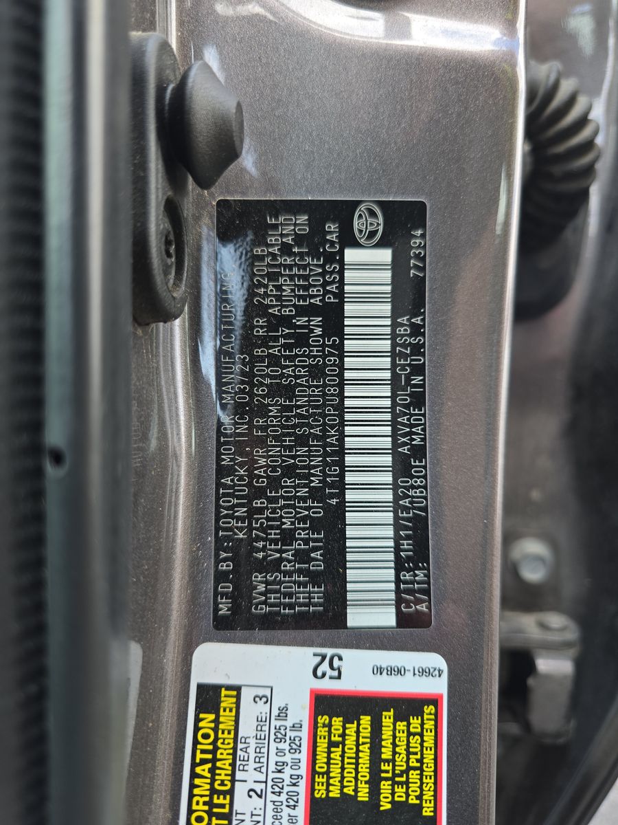 2023 Toyota Camry SE FWD