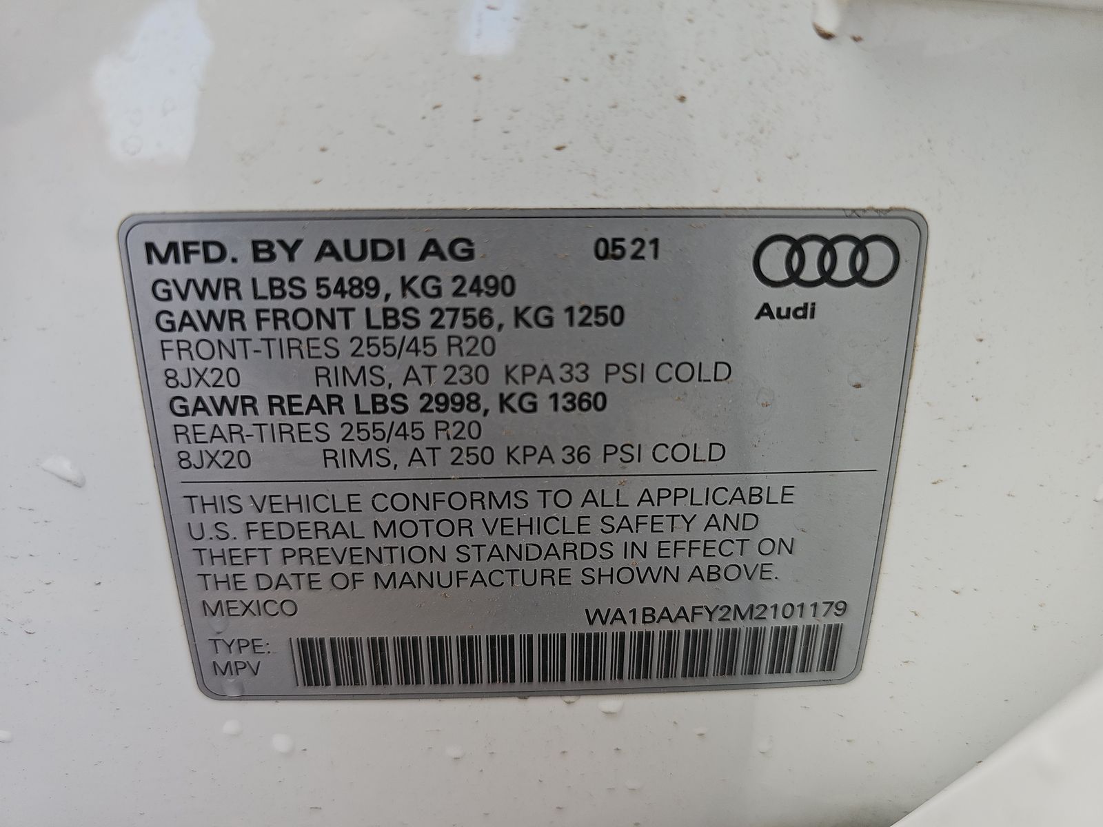 2021 Audi Q5 Premium Plus AWD