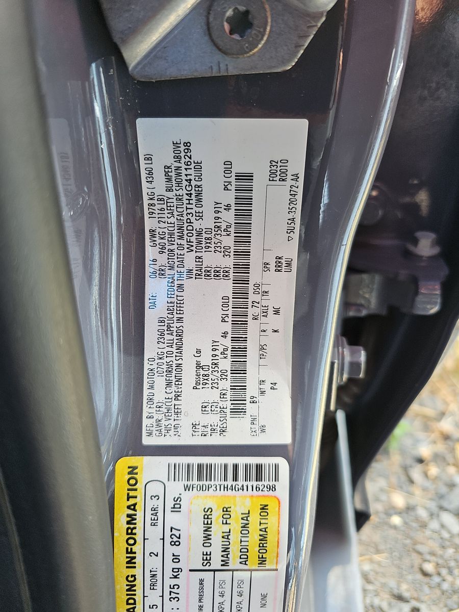 2016 Ford Focus RS AWD