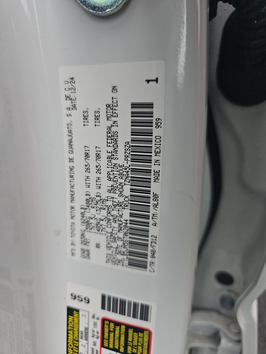 2025 Toyota Tacoma TRD Off-Road AWD