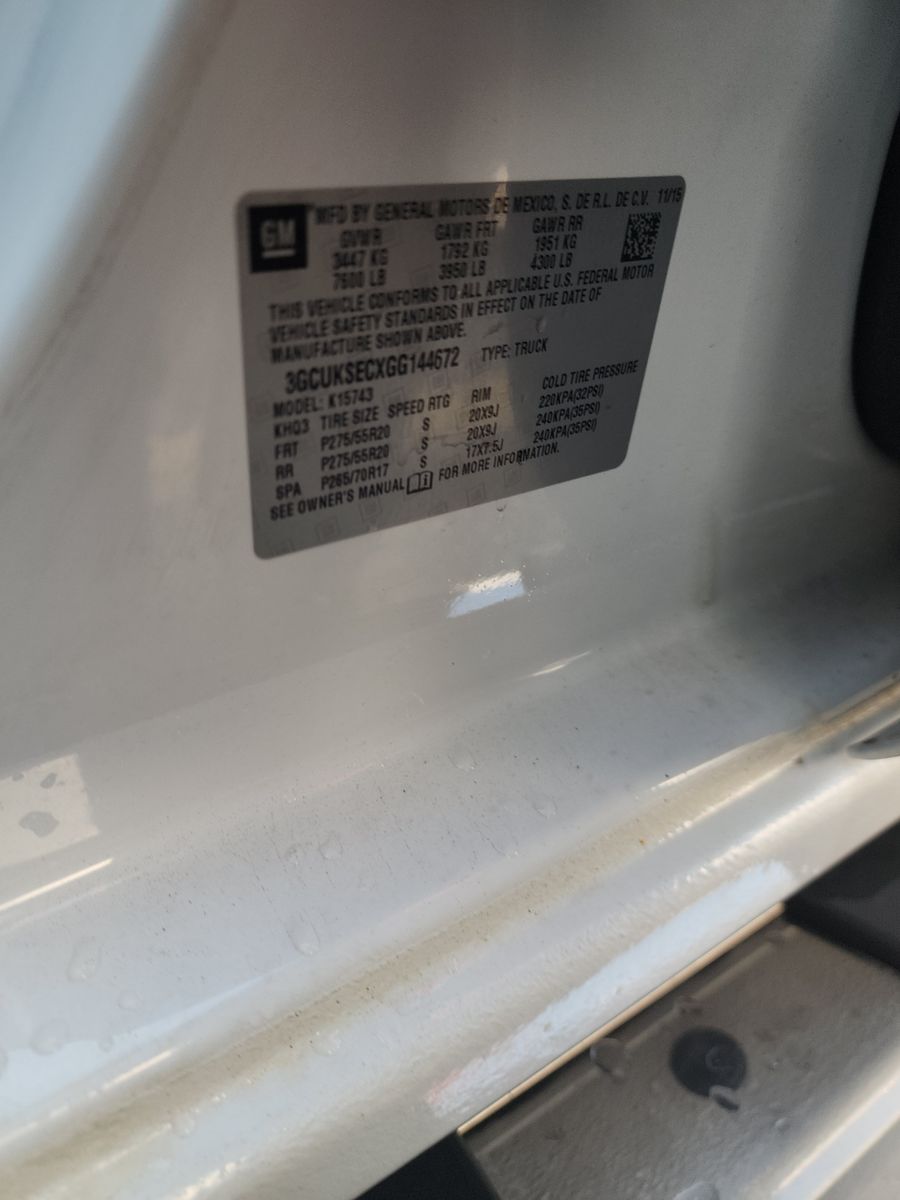 2016 Chevrolet Silverado 1500 LTZ AWD