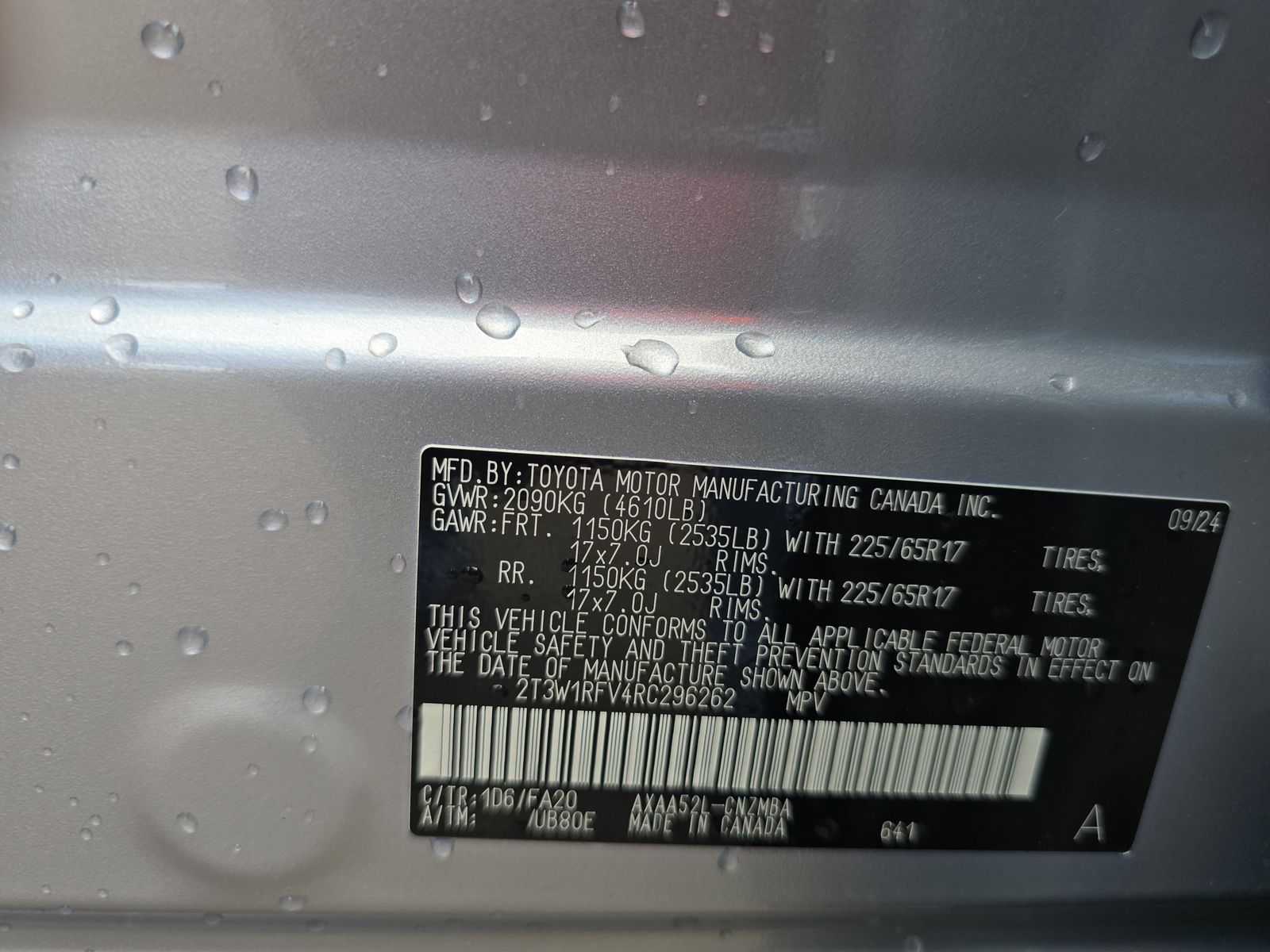 2024 Toyota RAV4 XLE FWD