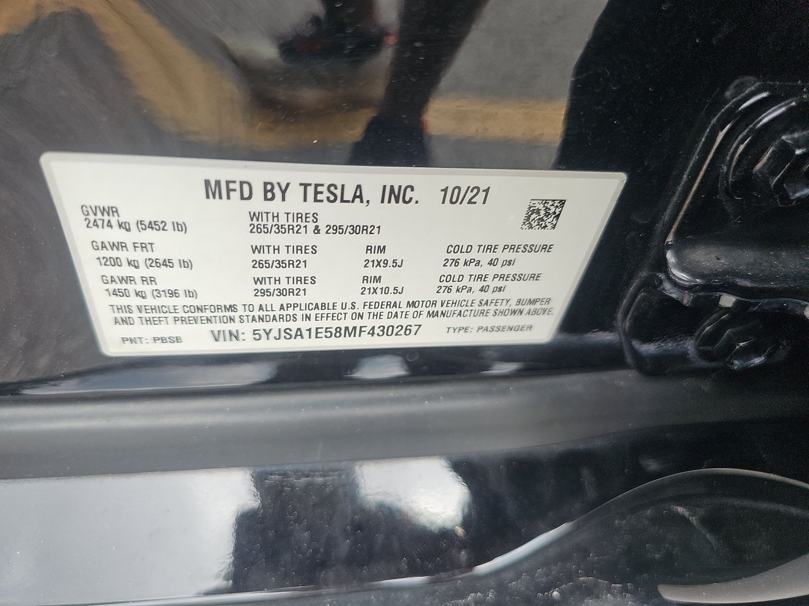 2021 Tesla Model S Long Range AWD