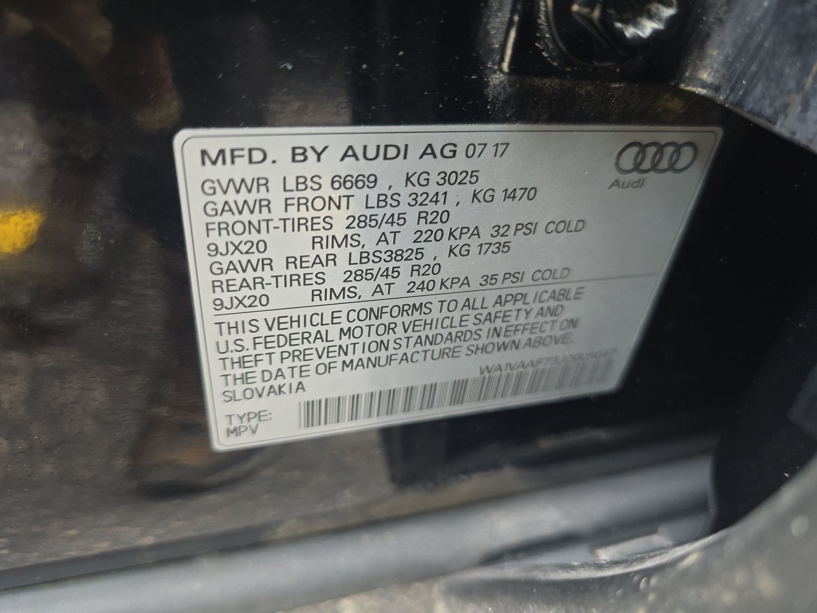 2018 Audi Q7 3.0T Prestige AWD