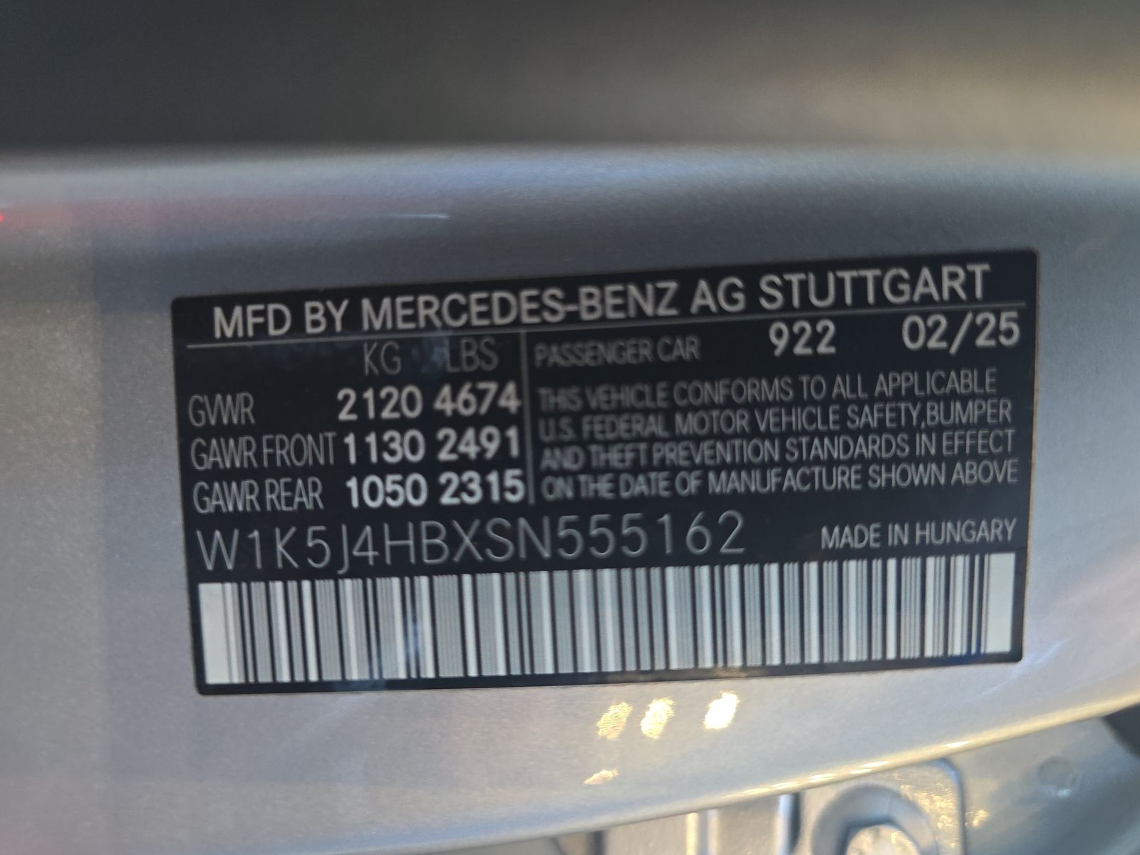 2025 Mercedes-Benz CLA CLA 250 AWD