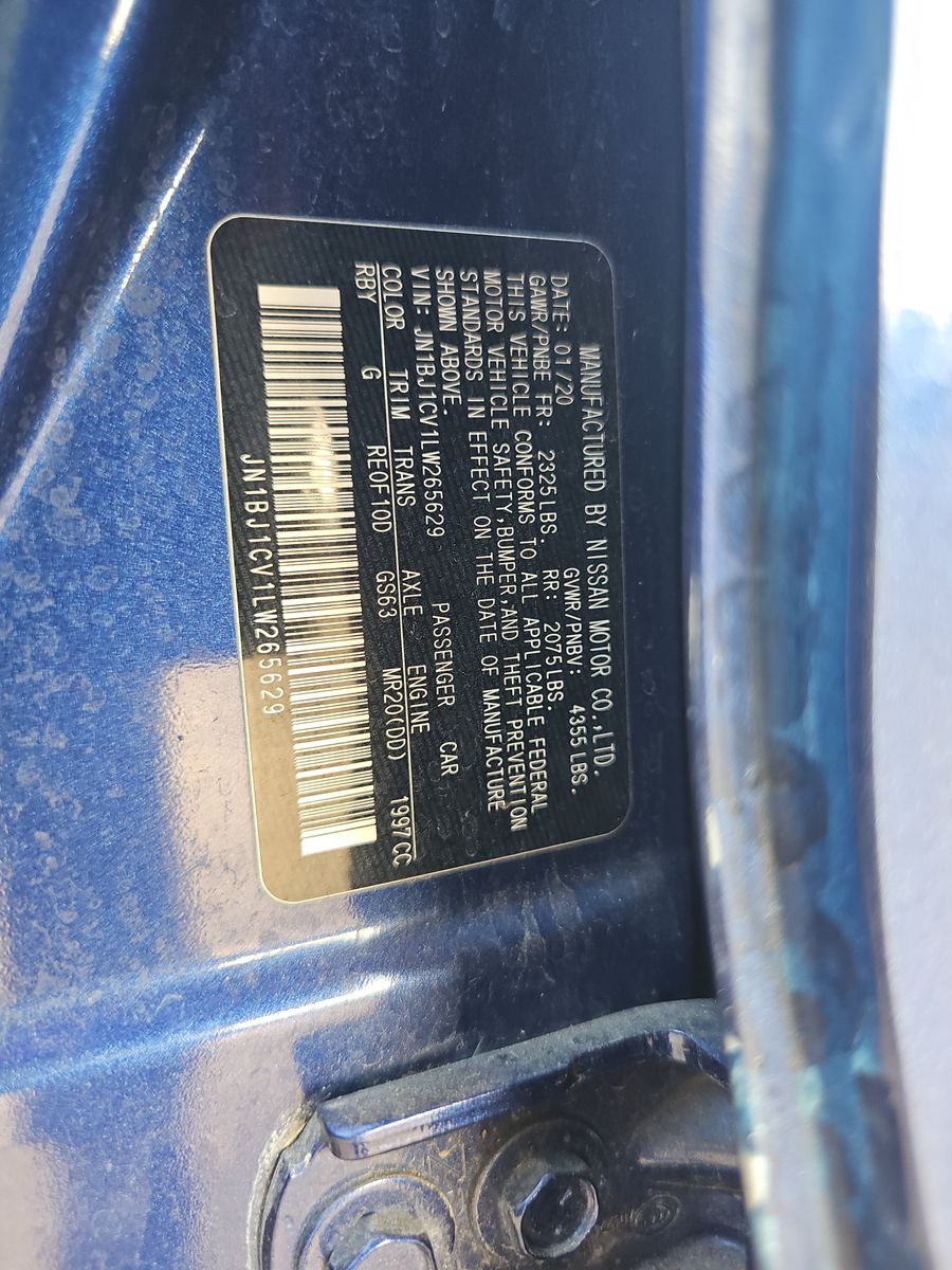 2020 Nissan Rogue Sport S FWD