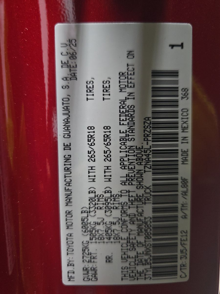 2025 Toyota Tacoma TRD Sport AWD