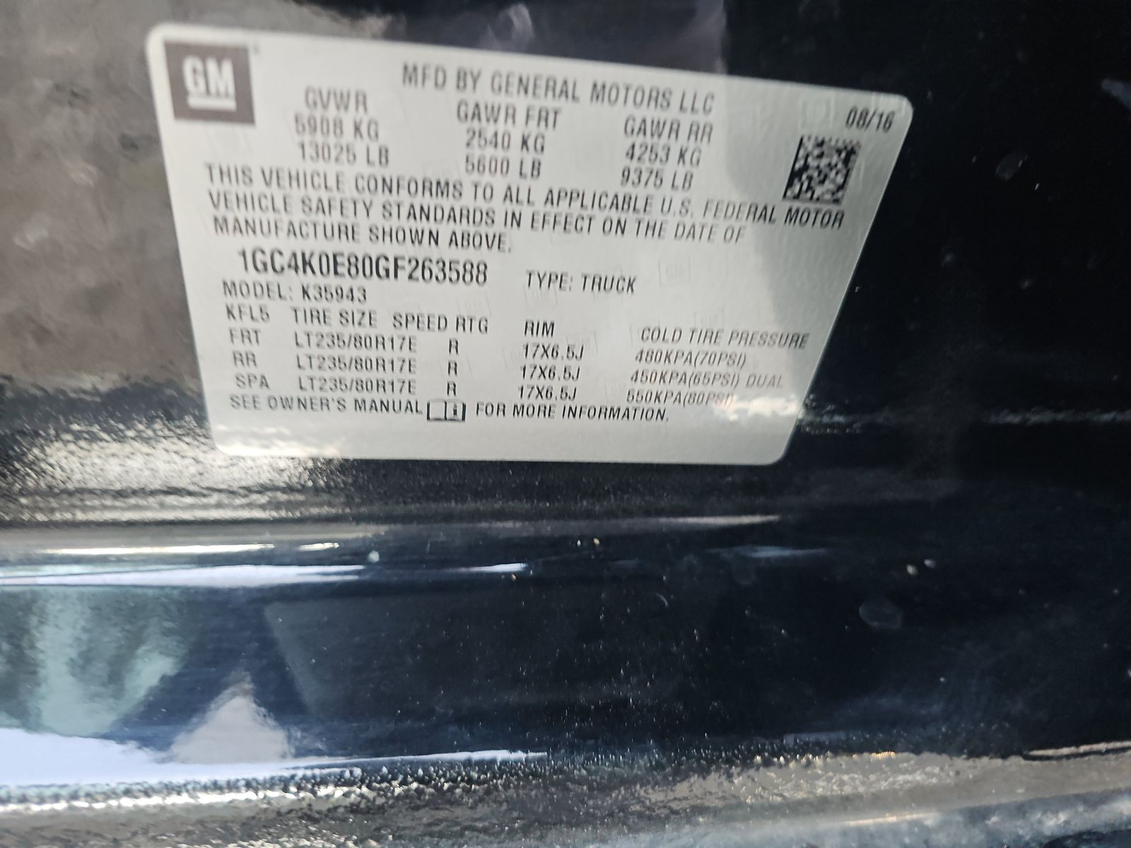 2016 Chevrolet Silverado 3500HD LTZ AWD