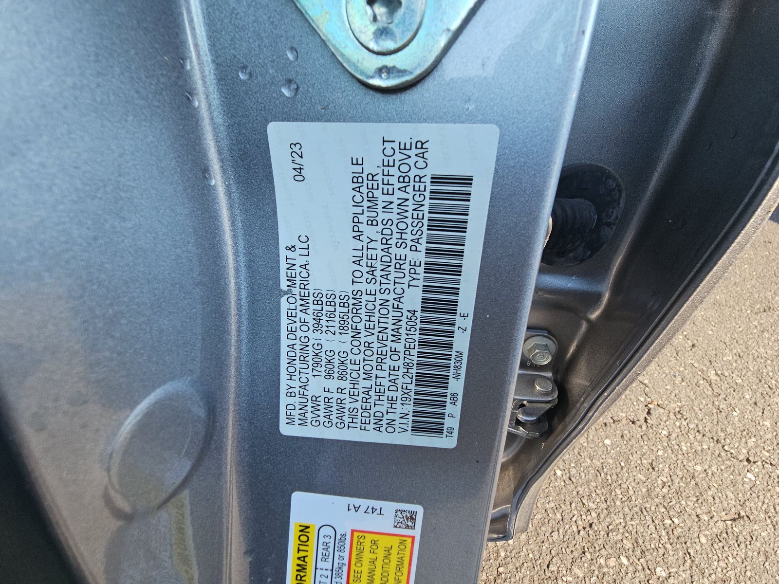 2023 Honda Civic Sport FWD