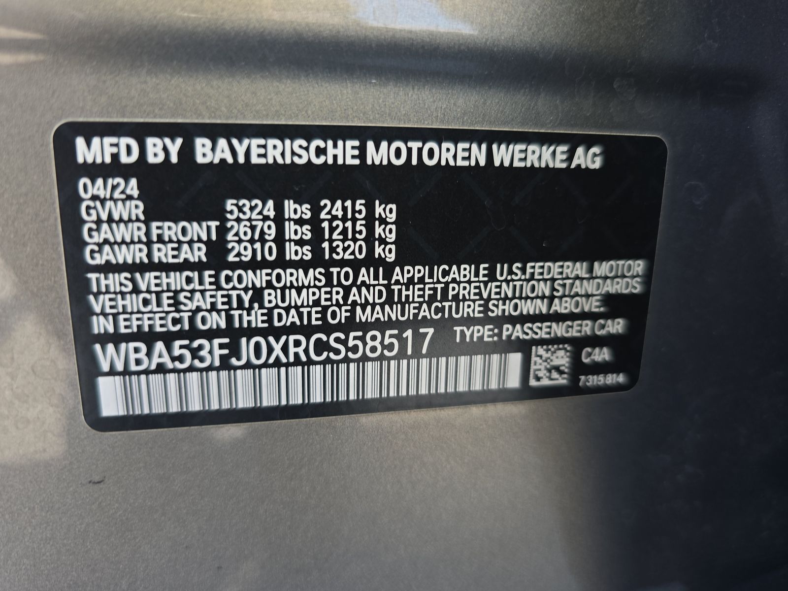 2024 BMW 5 Series 530i xDrive AWD