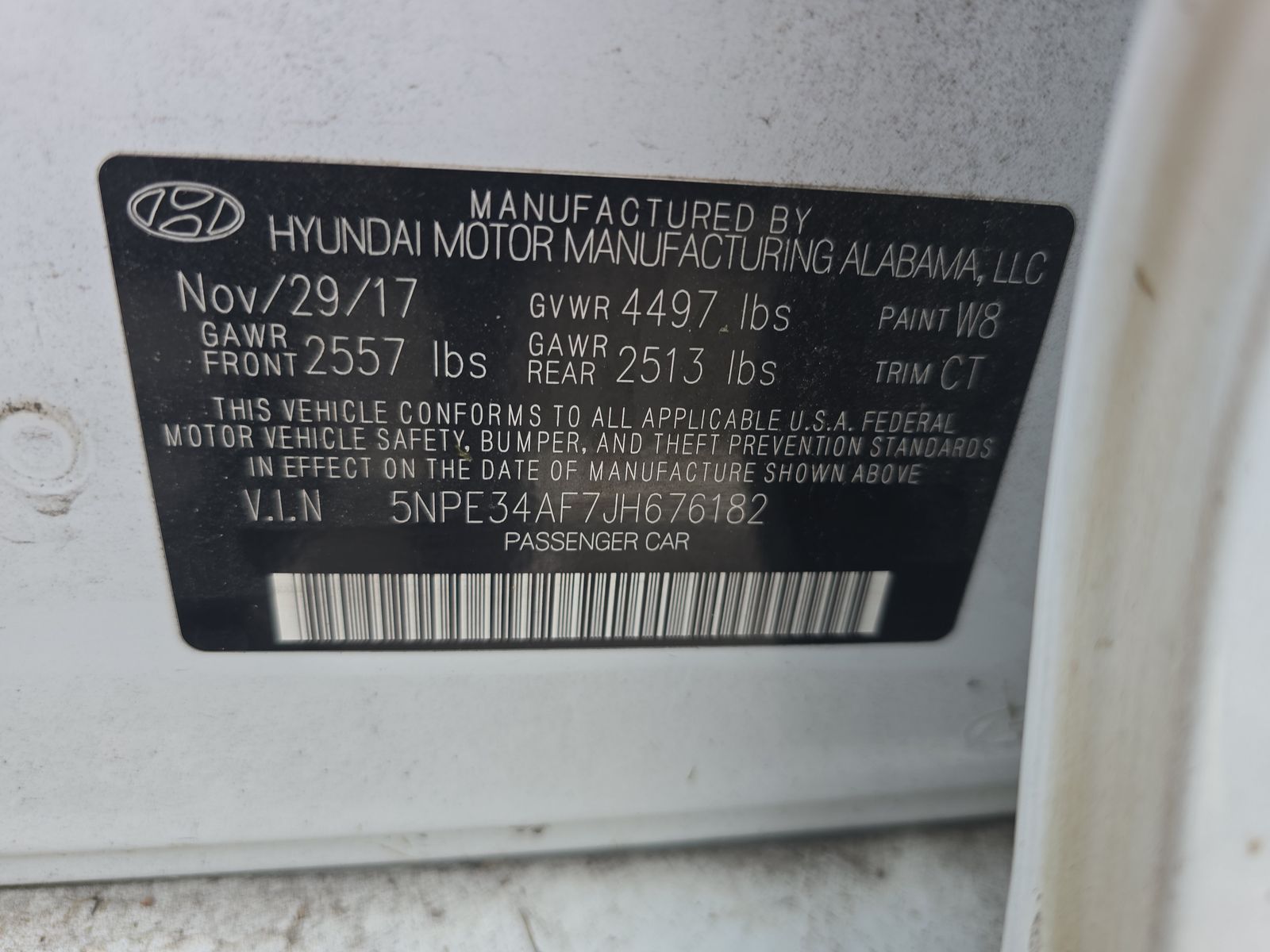 2018 Hyundai Sonata SEL FWD