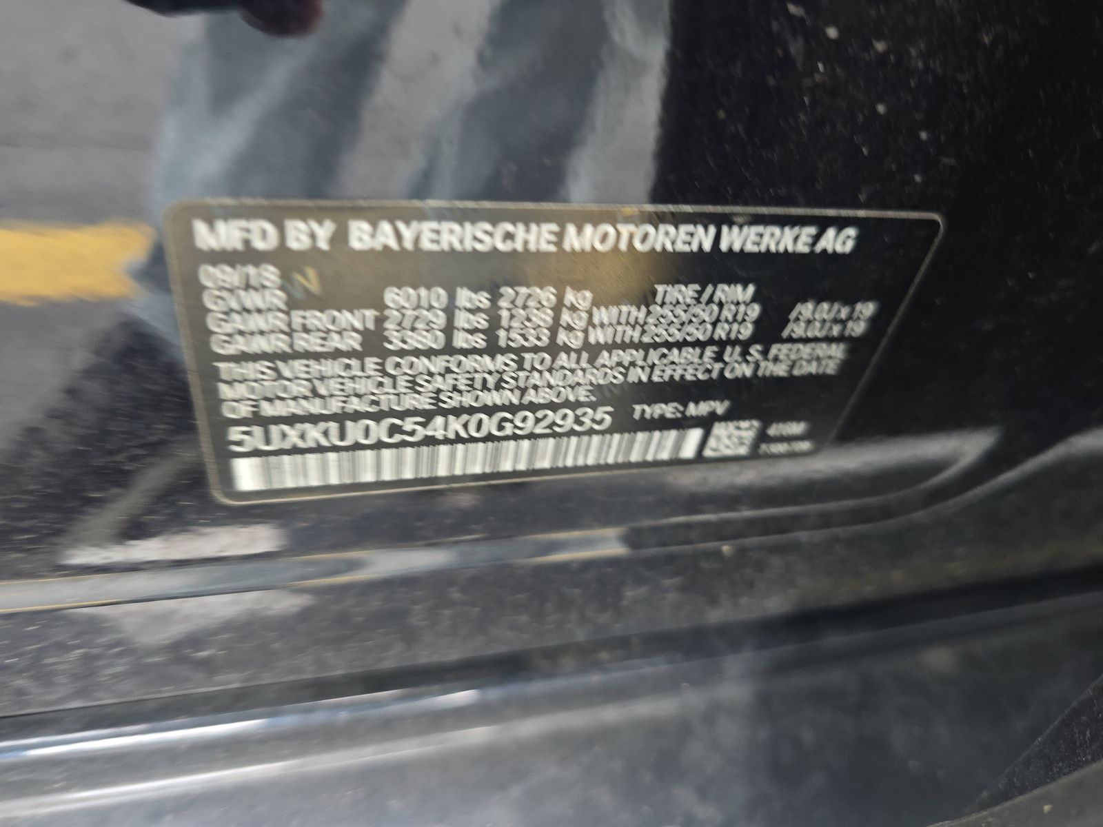 2019 BMW X6 sDrive35i RWD