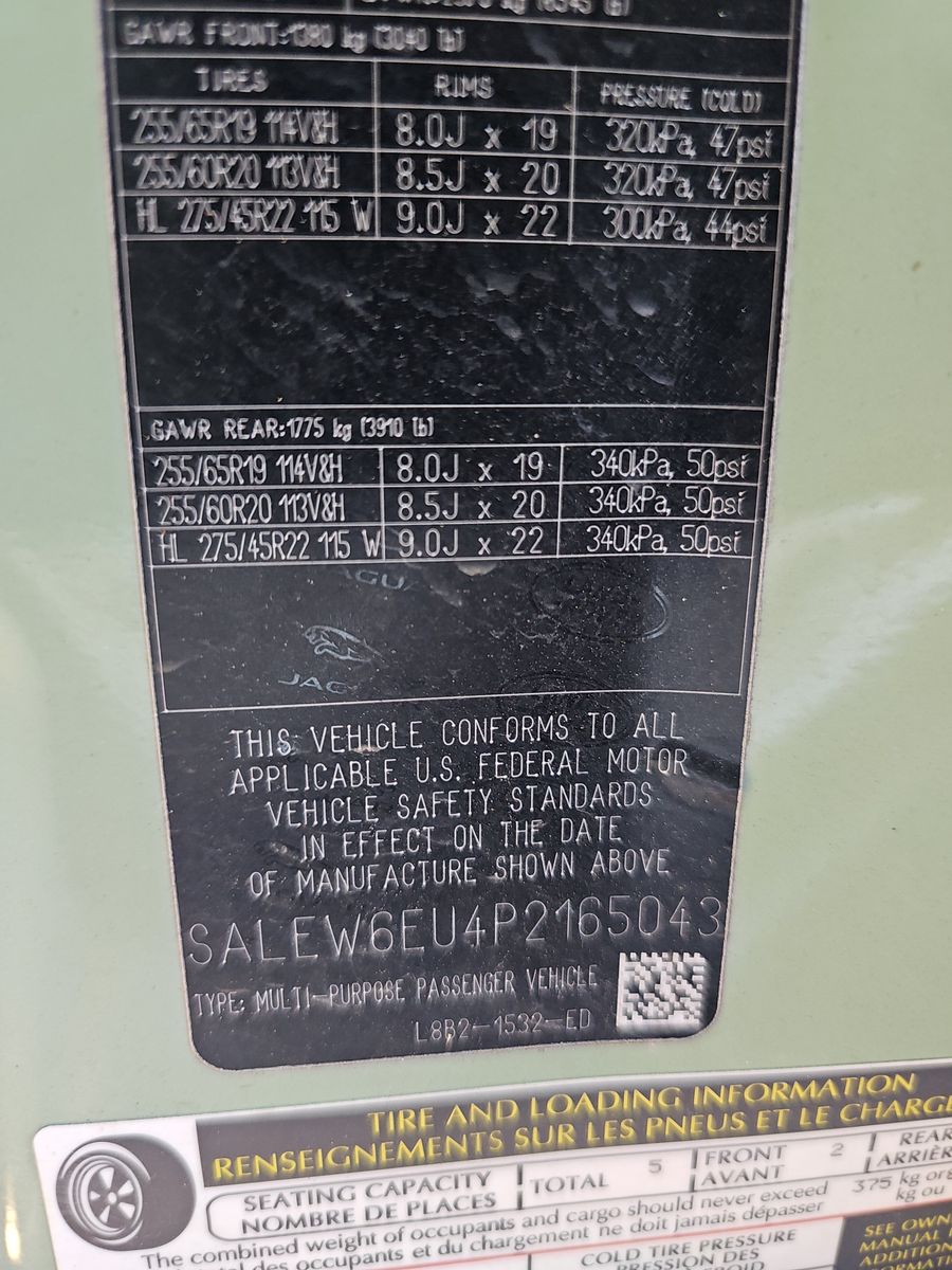 2023 Land Rover Defender 90 75th Limited Edition AWD