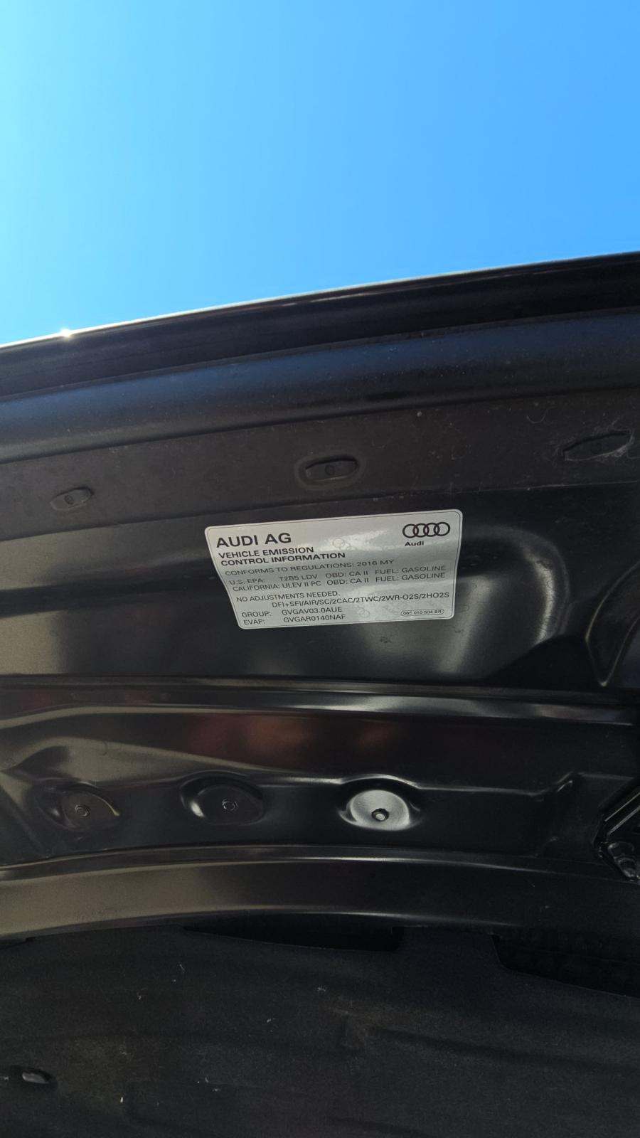 2016 Audi A7 3.0T Premium Plus AWD