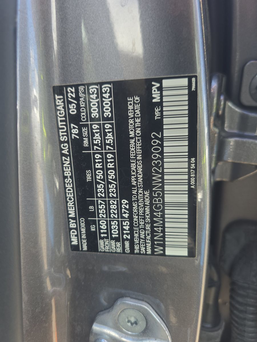 2022 Mercedes-Benz GLB GLB 250 FWD