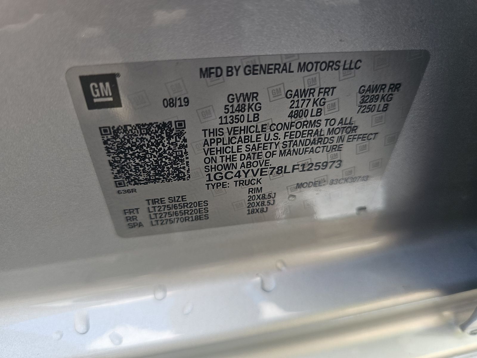 2020 Chevrolet Silverado 3500HD High Country AWD