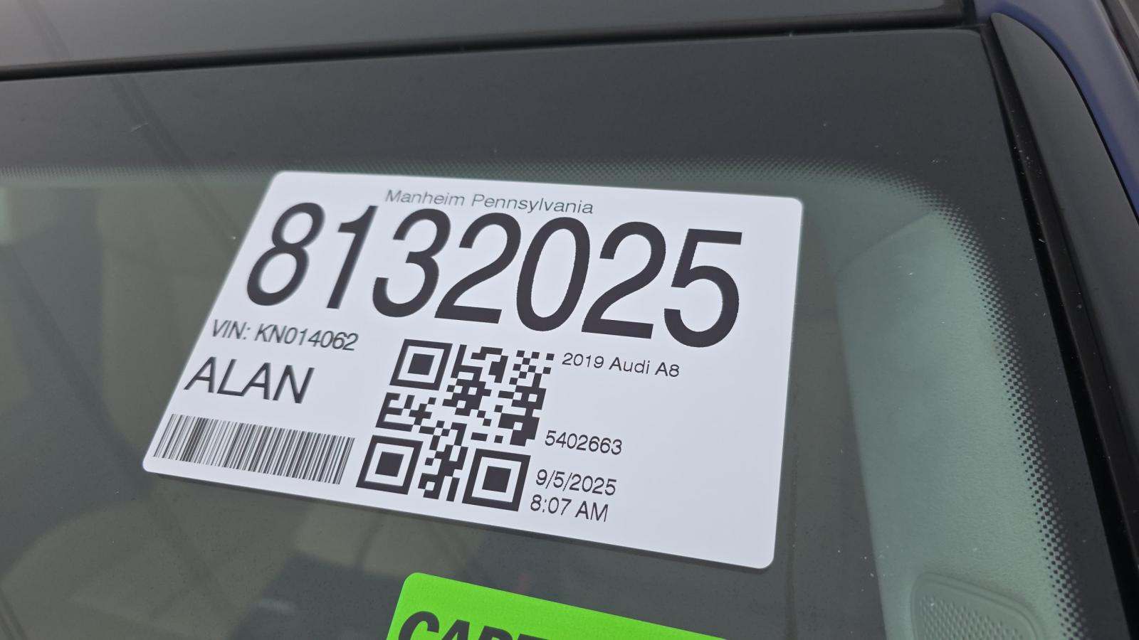 2019 Audi A8 L 3.0T AWD