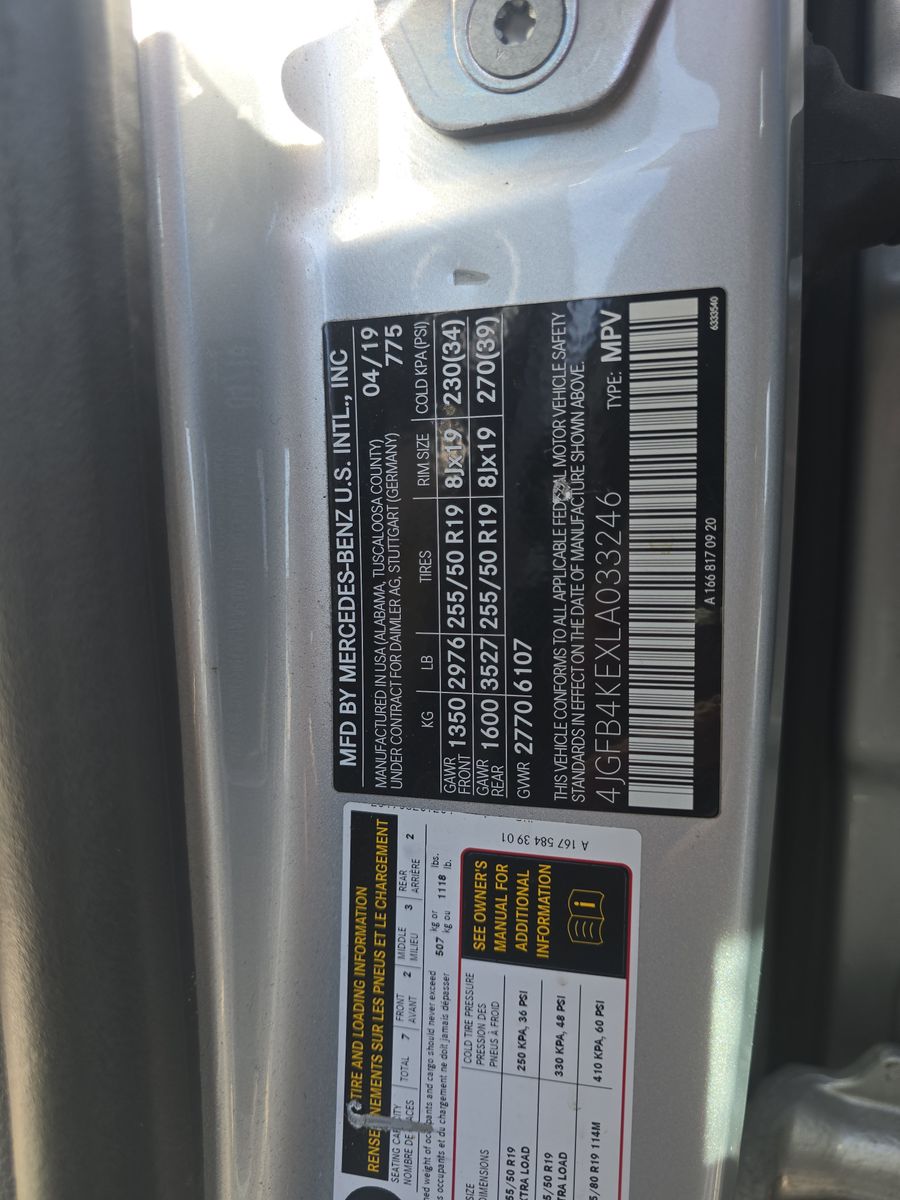 2020 Mercedes-Benz GLE GLE 350 AWD