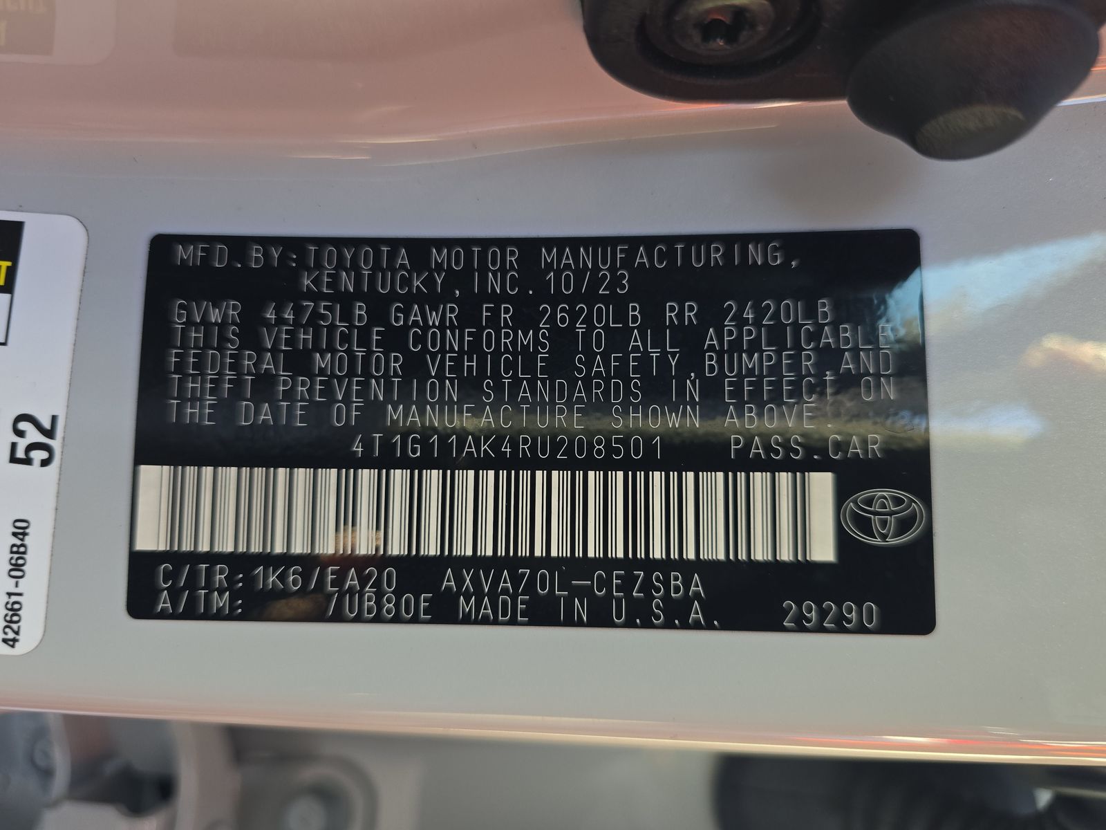 2024 Toyota Camry SE FWD