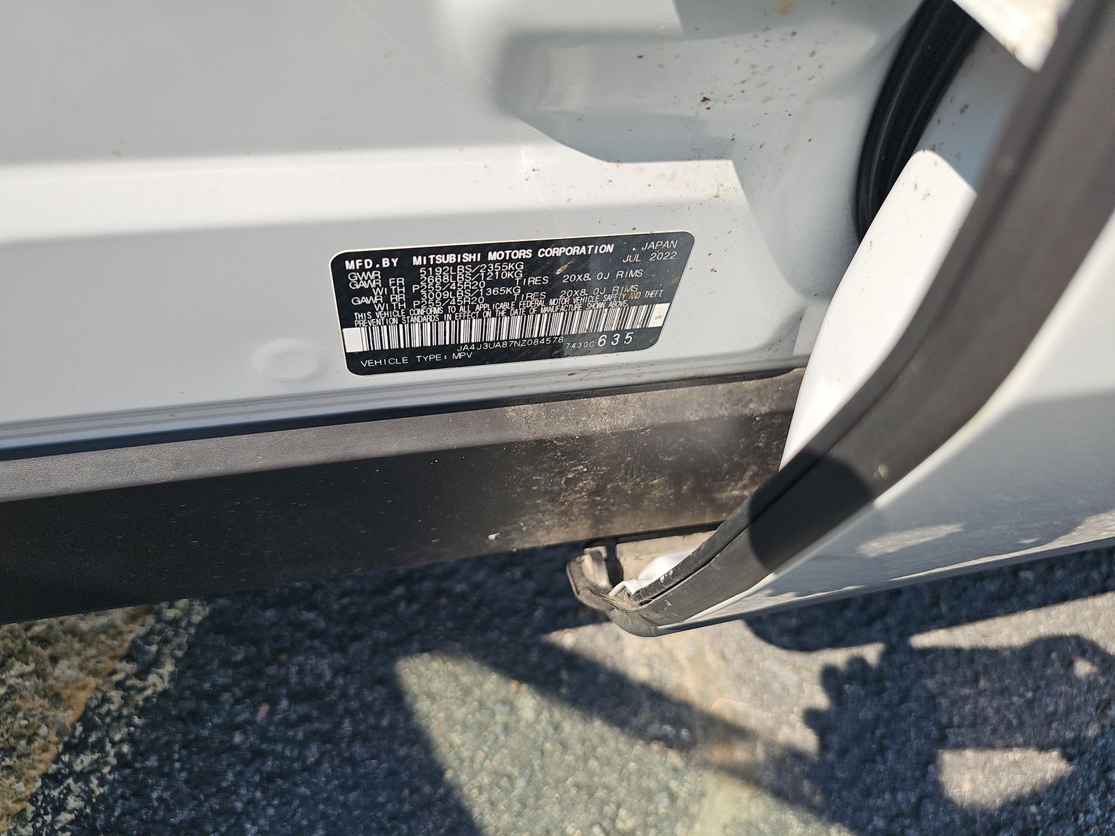 2022 Mitsubishi Outlander SE FWD