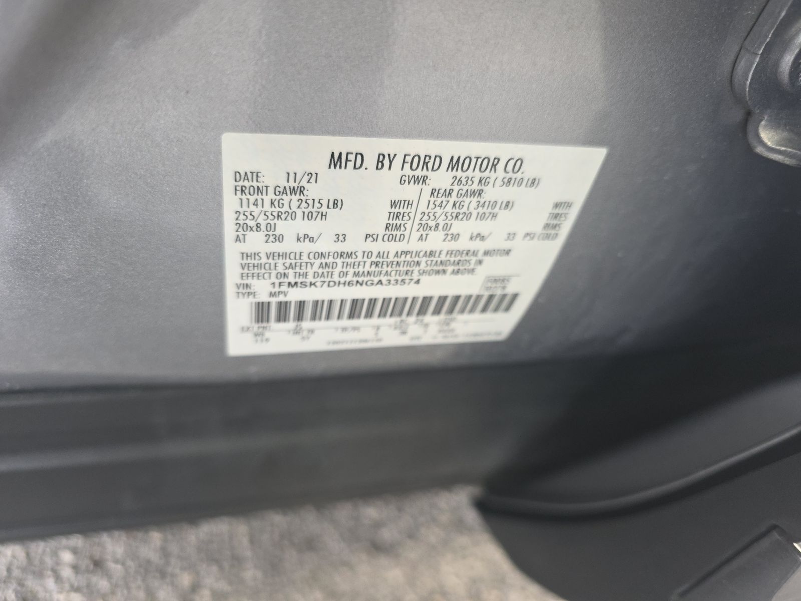 2022 Ford Explorer XLT RWD