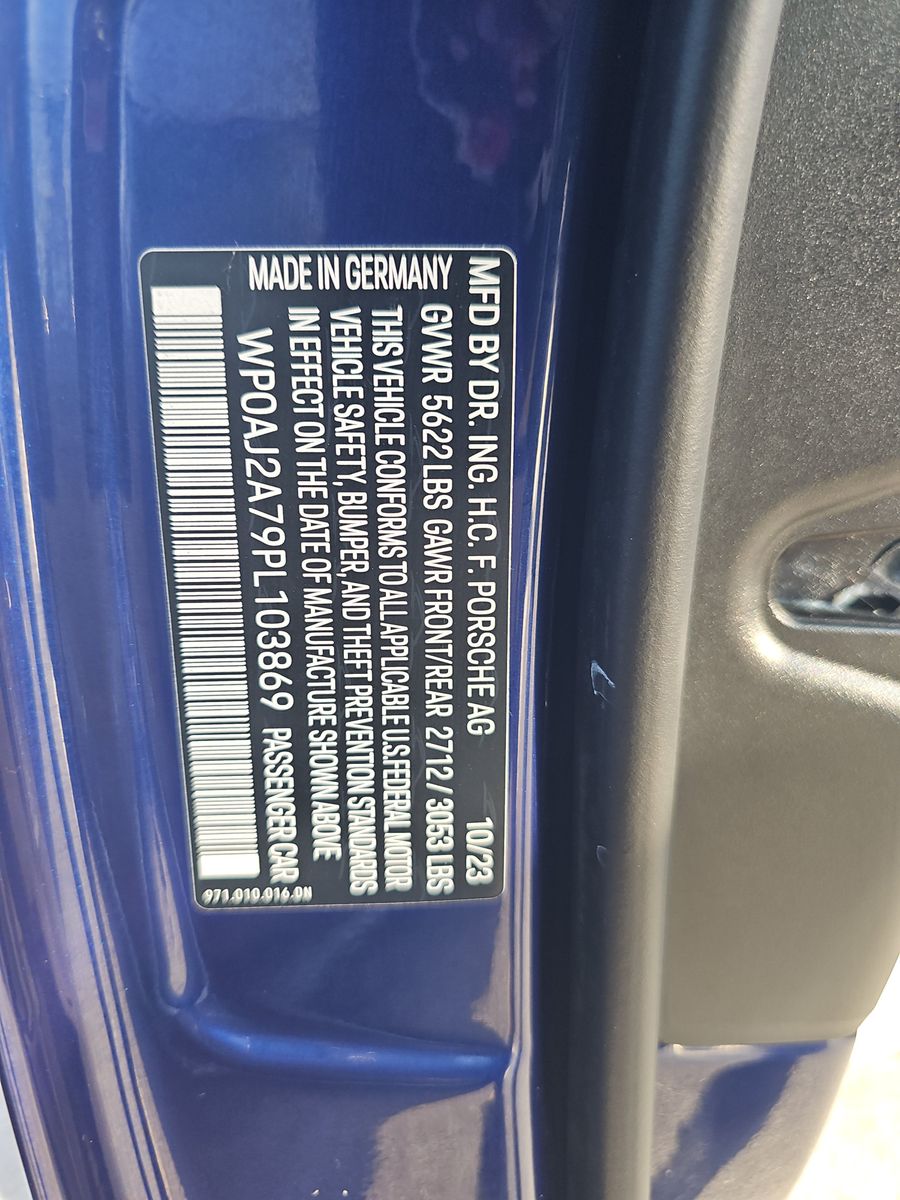 2023 Porsche Panamera 4 Platinum Edition AWD