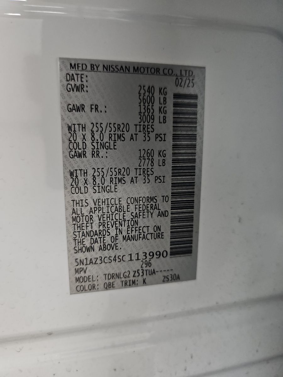 2025 Nissan Murano SL AWD