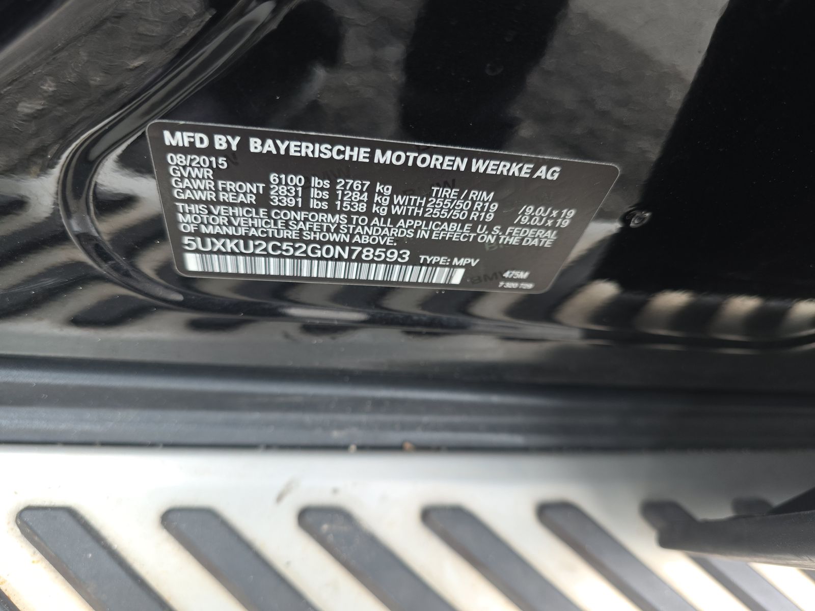 2016 BMW X6 xDrive35i AWD