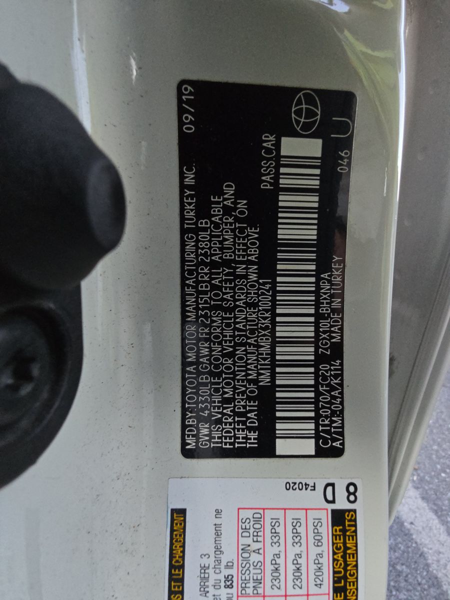 2019 Toyota C-HR LE FWD