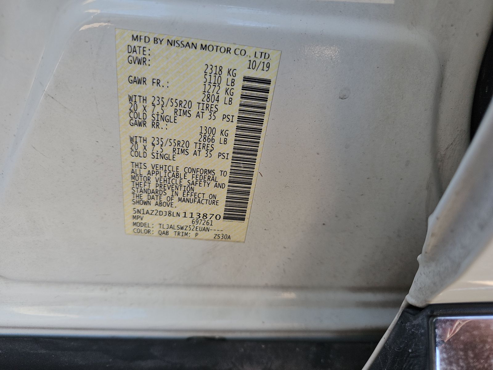 2020 Nissan Murano Platinum FWD