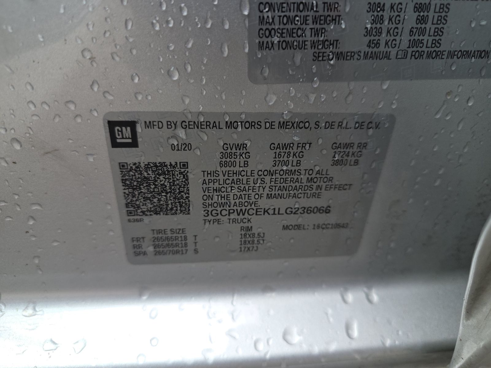 2020 Chevrolet Silverado 1500 LT RWD