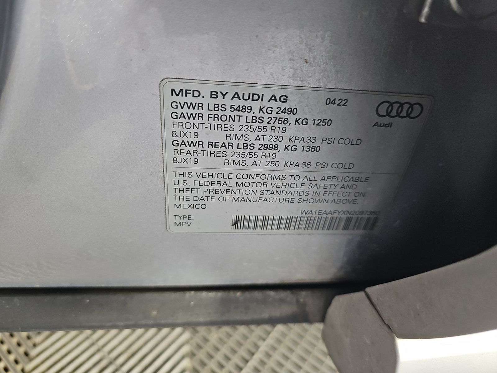 2022 Audi Q5 S line Premium Plus AWD