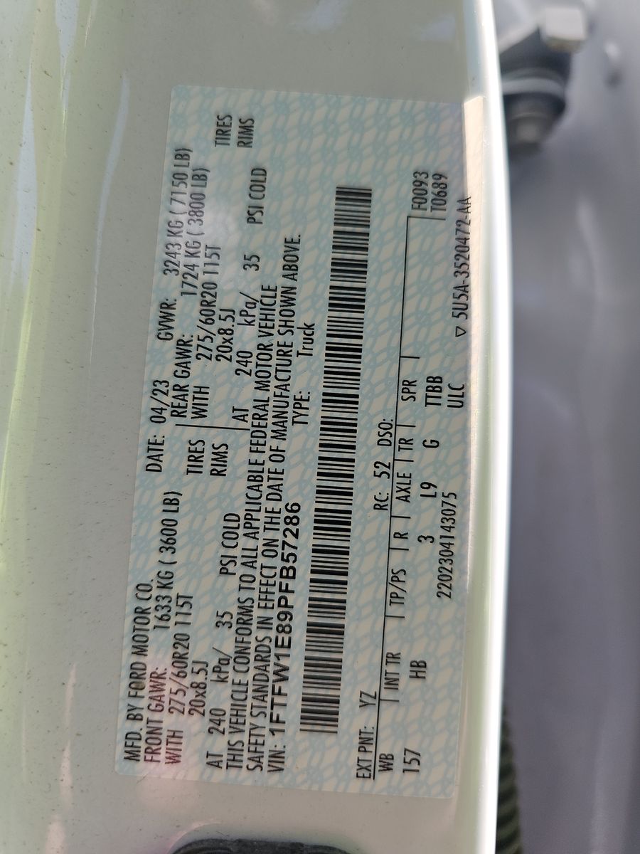 2023 Ford F-150 Lariat AWD