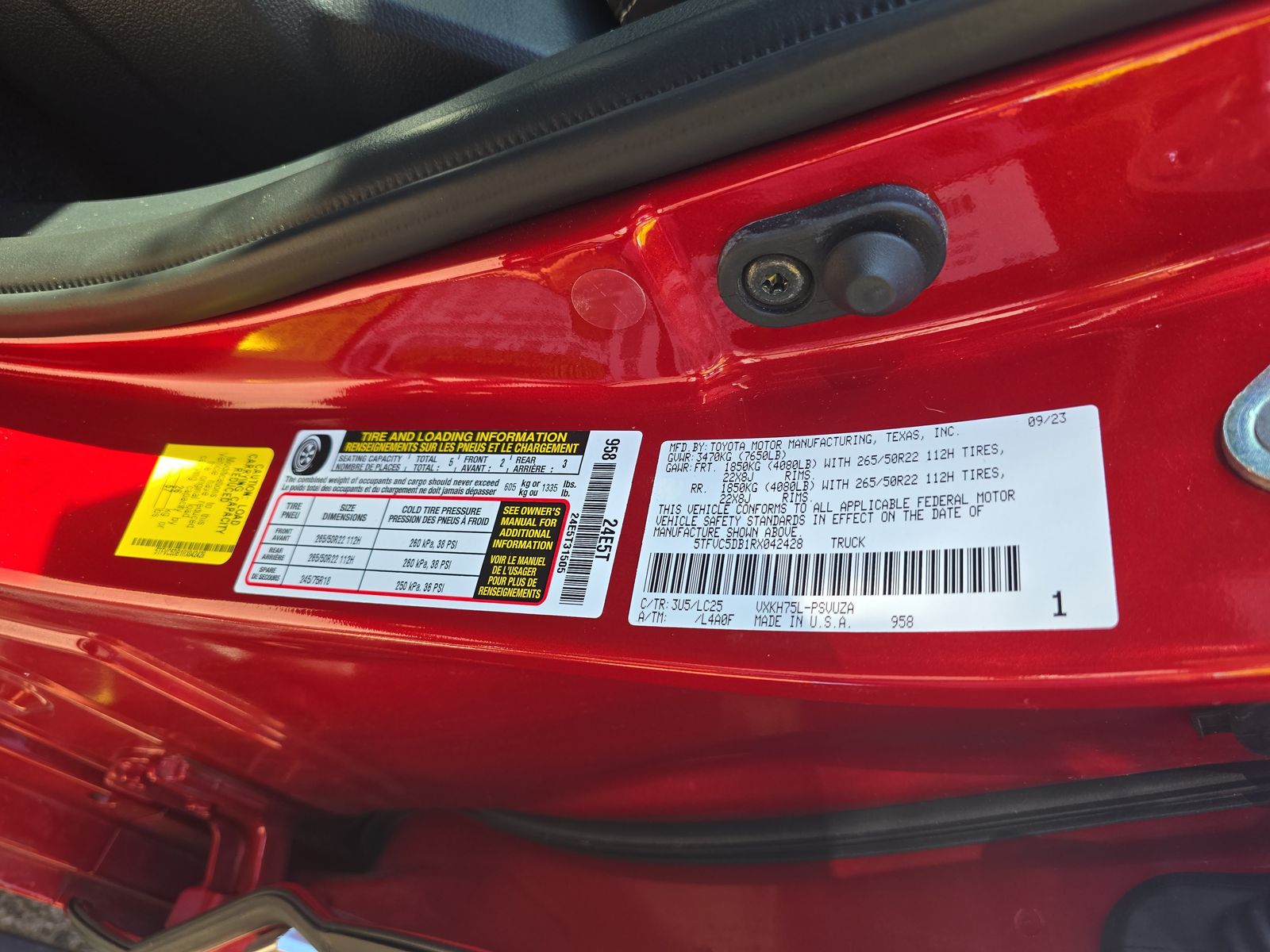 2024 Toyota Tundra Hybrid Capstone AWD