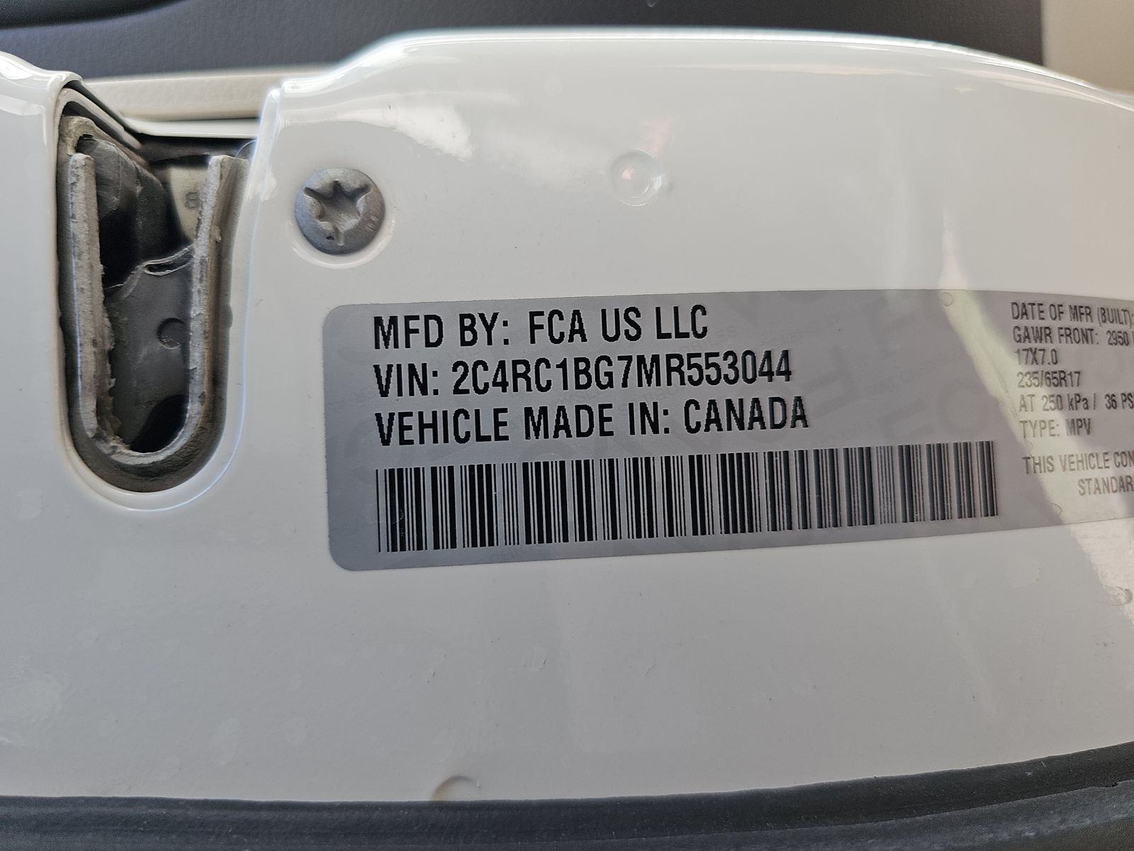 2021 Chrysler Pacifica Touring L FWD