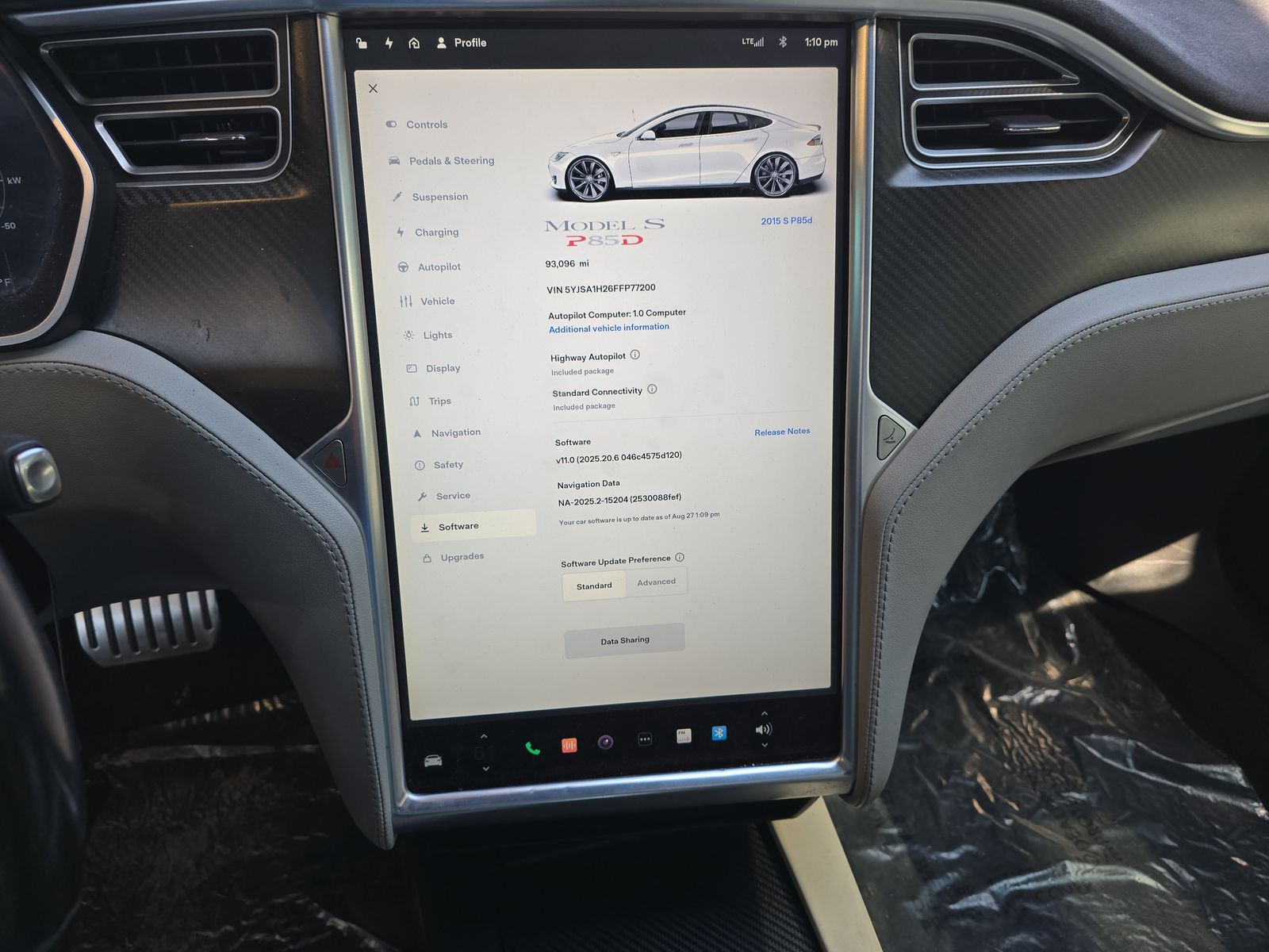 2015 Tesla Model S P85D AWD