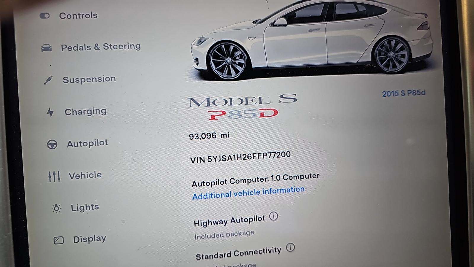 2015 Tesla Model S P85D AWD