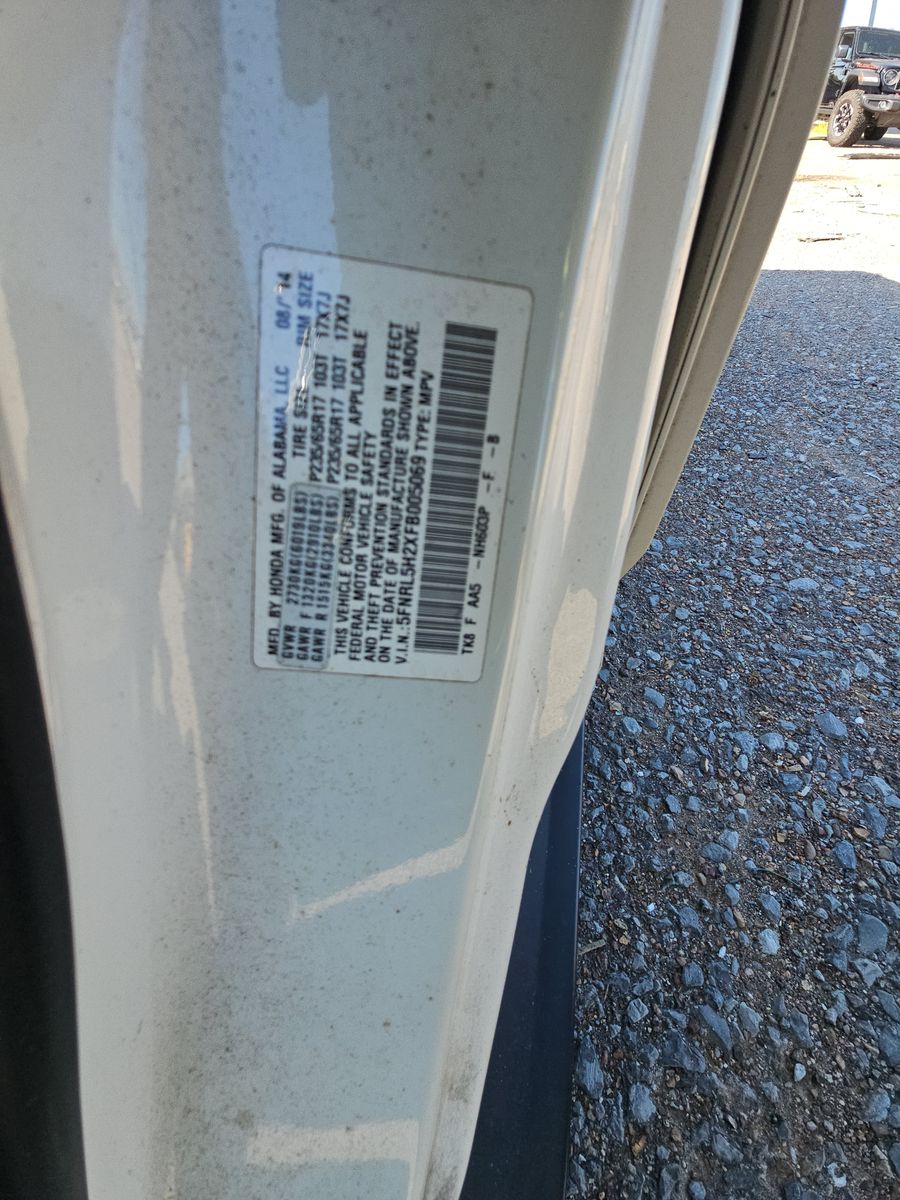 2015 Honda Odyssey LX FWD