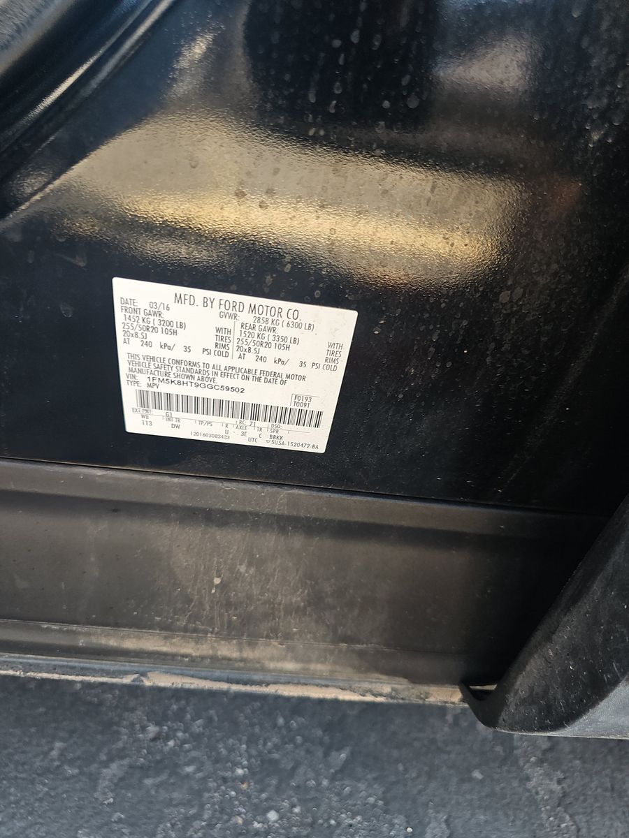 2016 Ford Explorer Platinum AWD