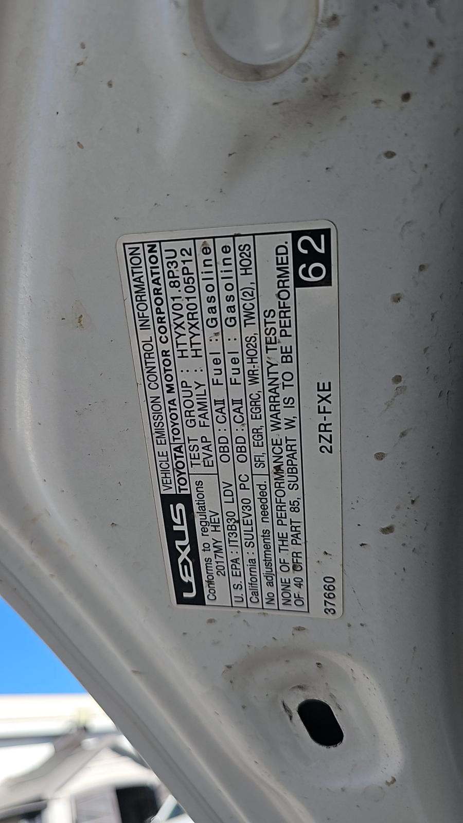 2017 Lexus CT CT 200h FWD