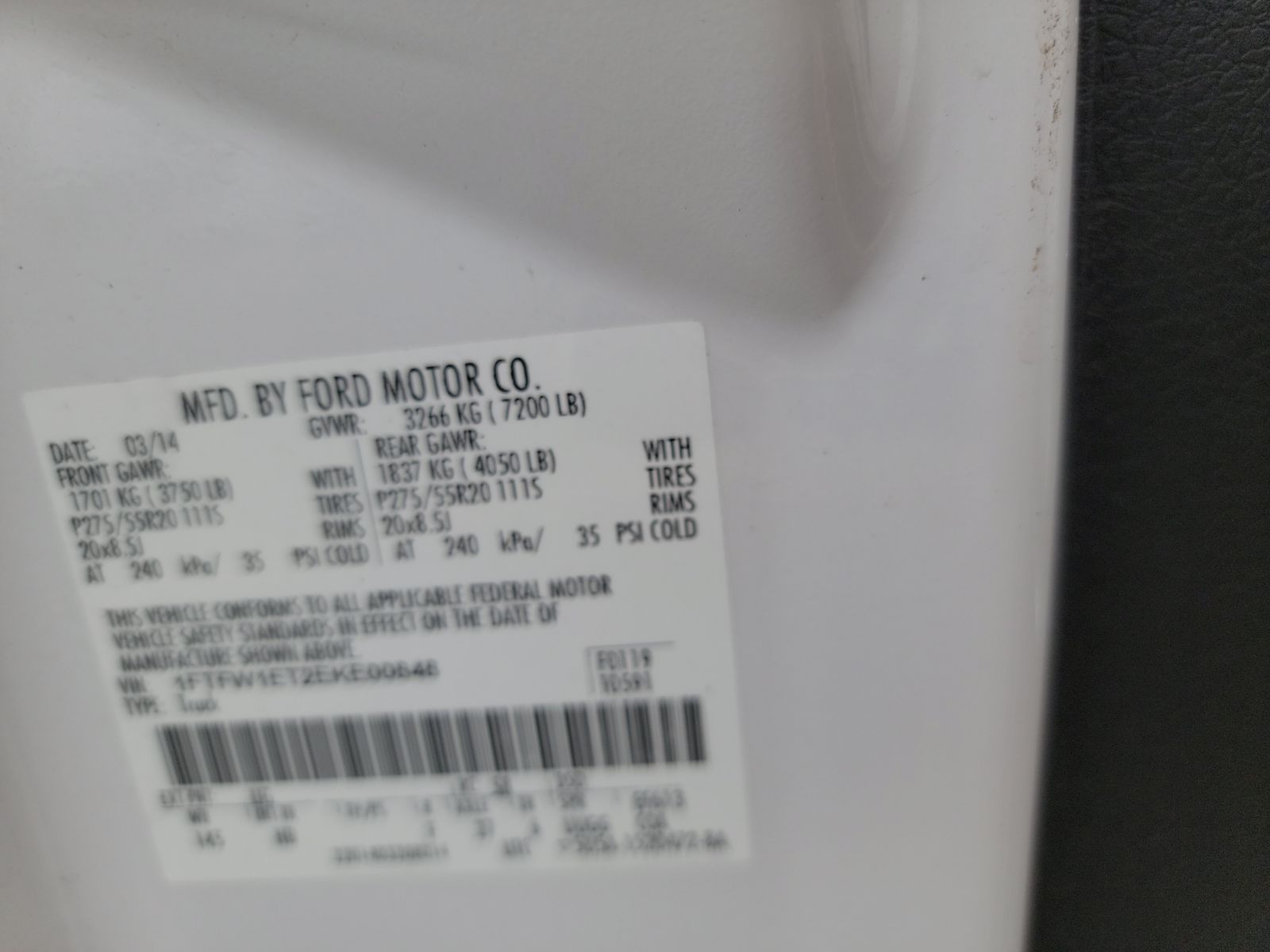 2014 Ford F-150 Lariat AWD