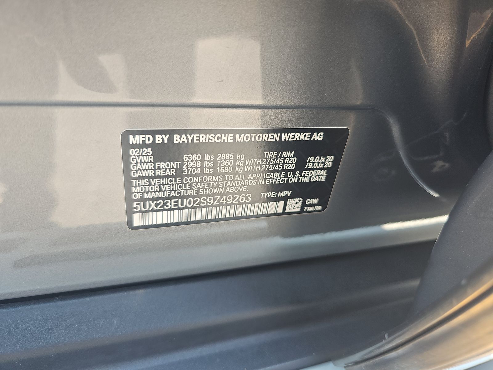 2025 BMW X5 xDrive40i AWD